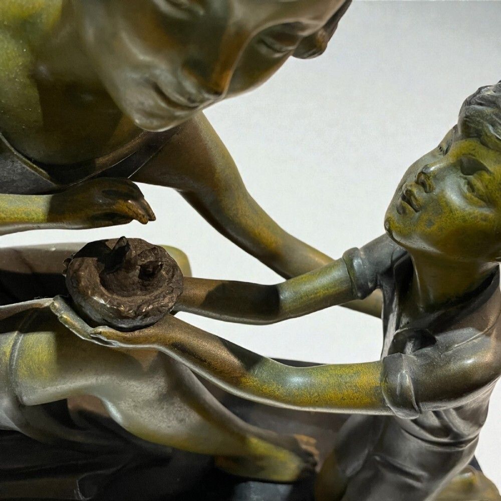 Art Deco Sculpture By P. Sega photo 550.0