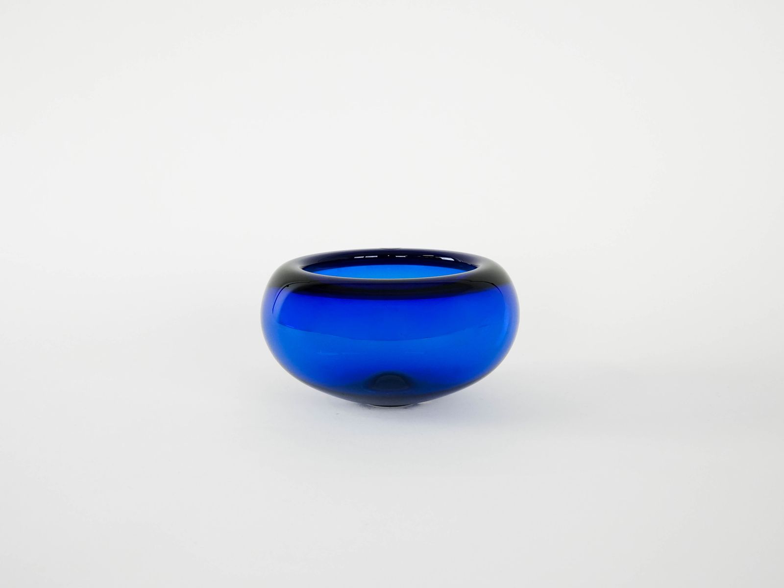 Cobalt Bowl, Danish Design, 1960s, Manufacturer: Holmegaard, Designer: Per Lütken photo for sale