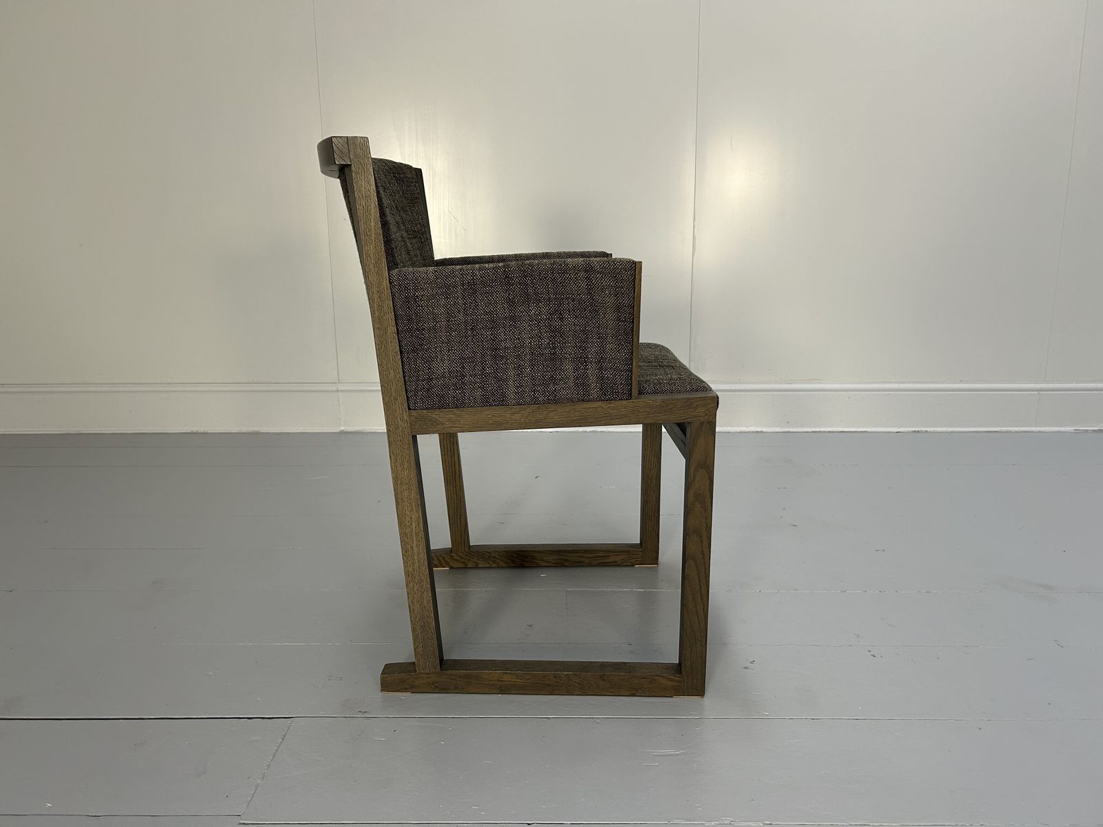 photo furniture 4 B&B Italia Maxalto "Musa" Dining Armchairs In Woven Fabric