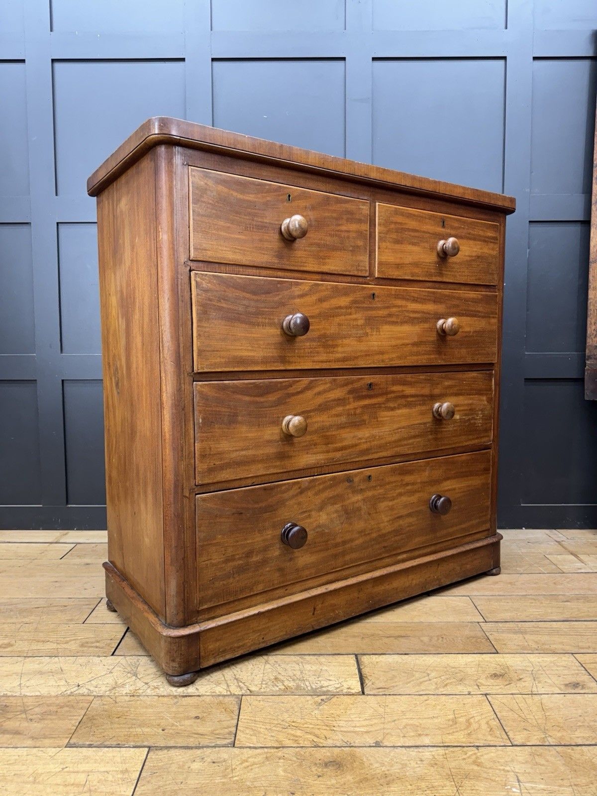Antique Mahogany Chest Of Drawers | Antique Chest Bedroom Clothing Storage photo for sale