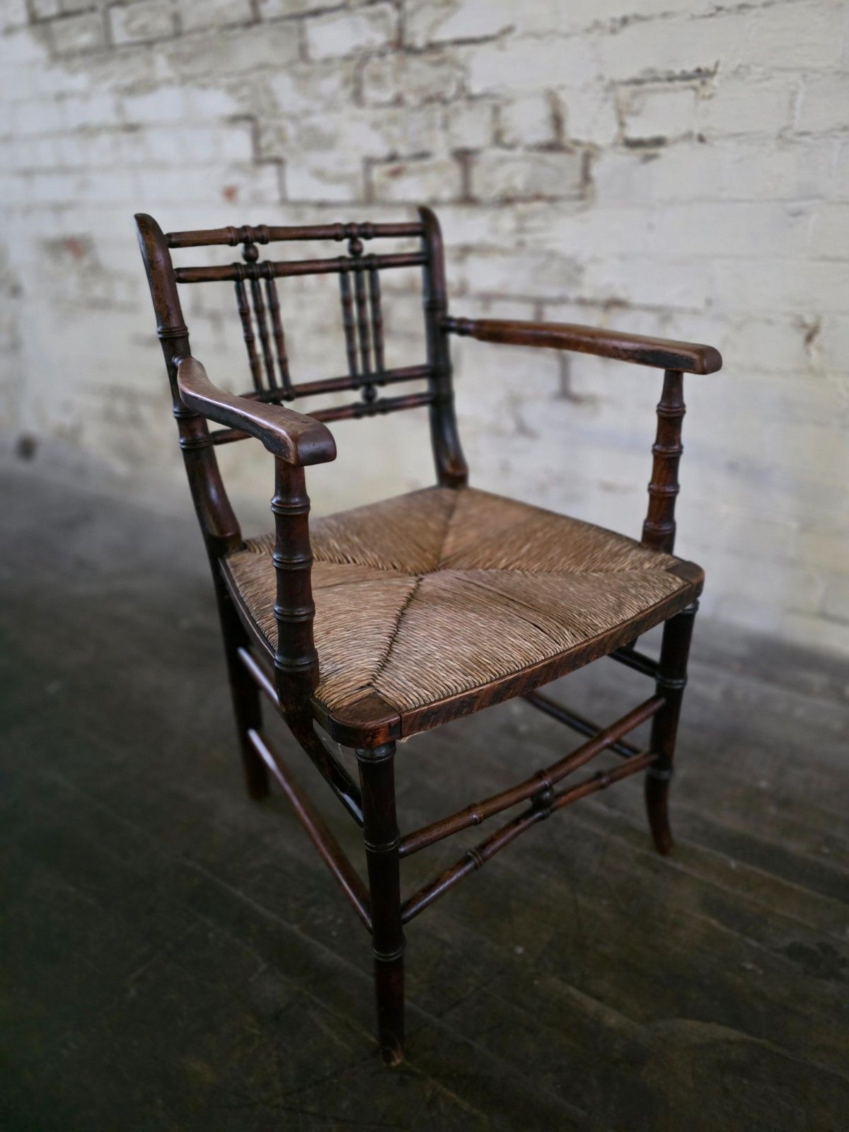 photo furniture Original Antique Arts And Crafts Sussex Armchair