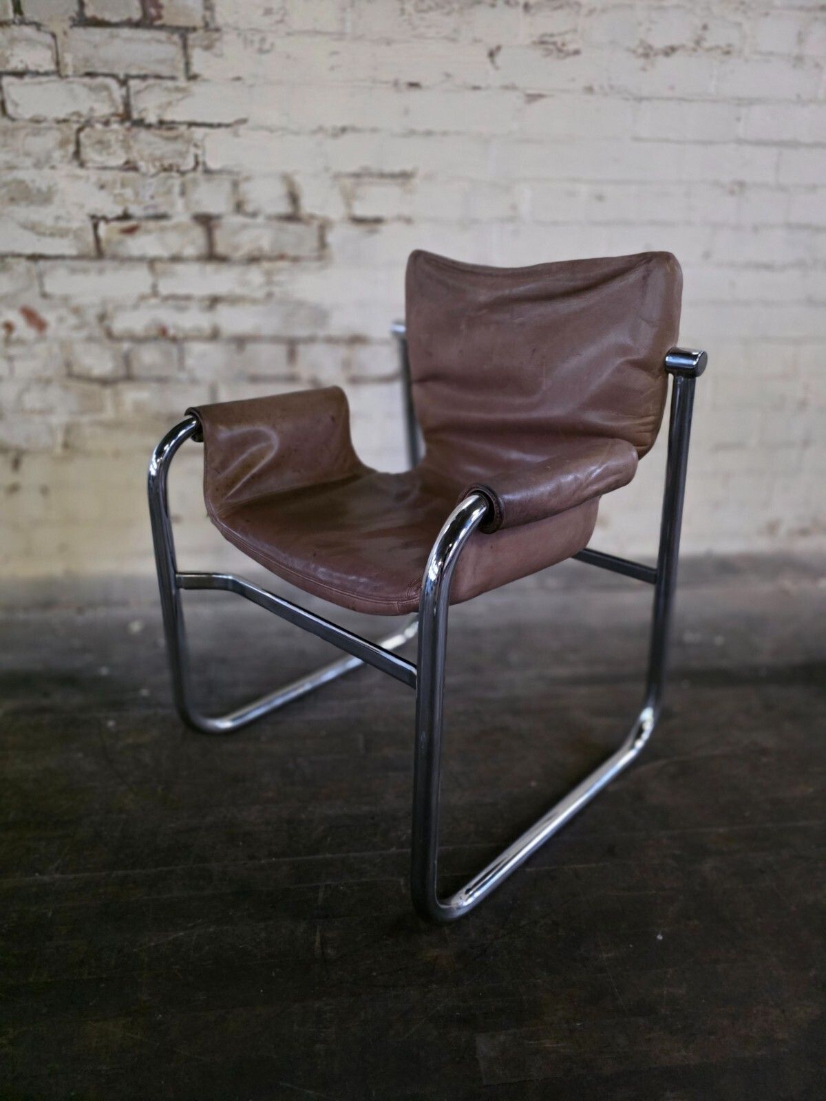 photo for sale A Pair Of Mid Century Sling Chairs By Maurice Burke Circa 1960s