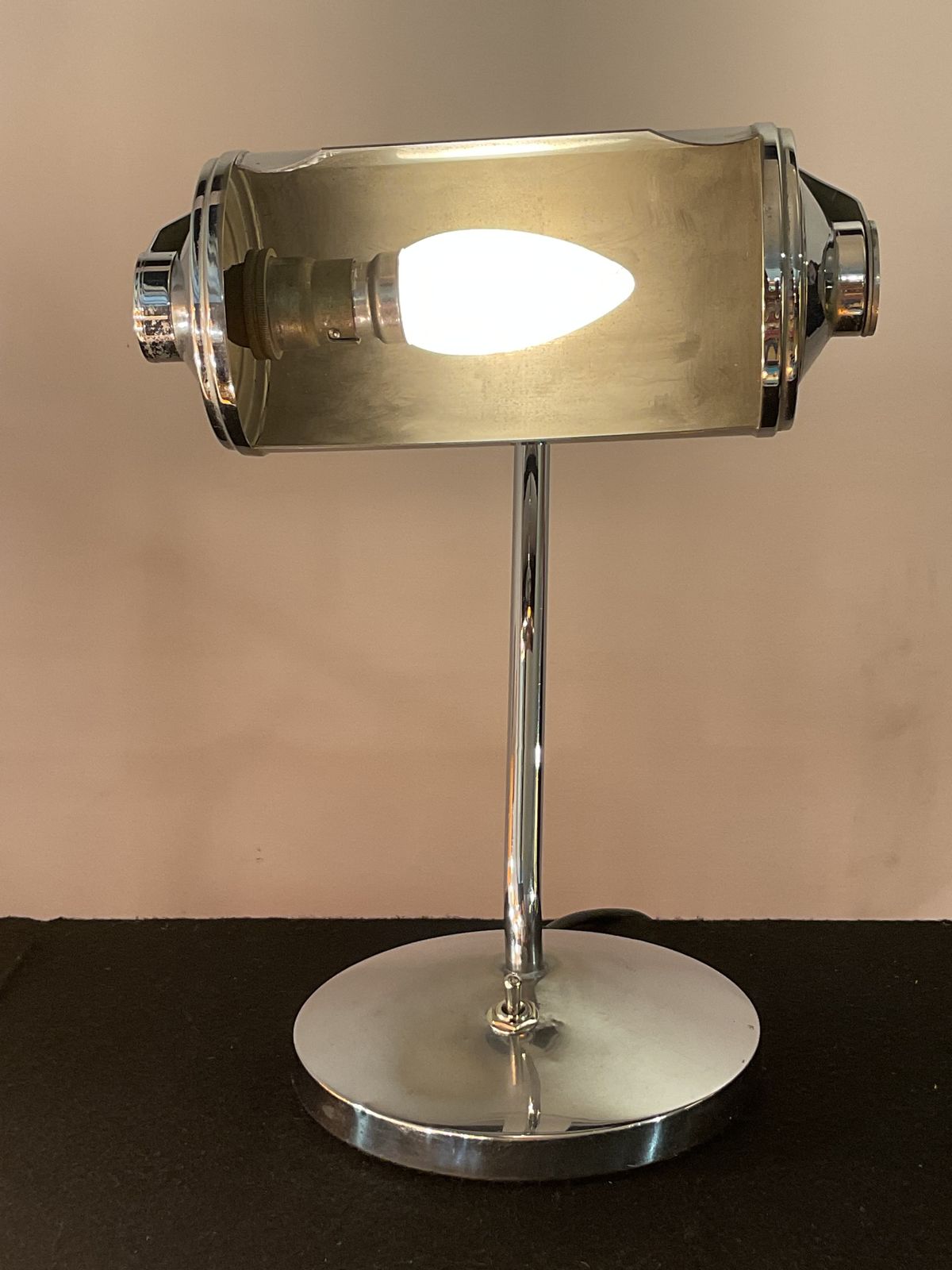 1930s Art Deco Bankers/Piano Lamp photo for sale