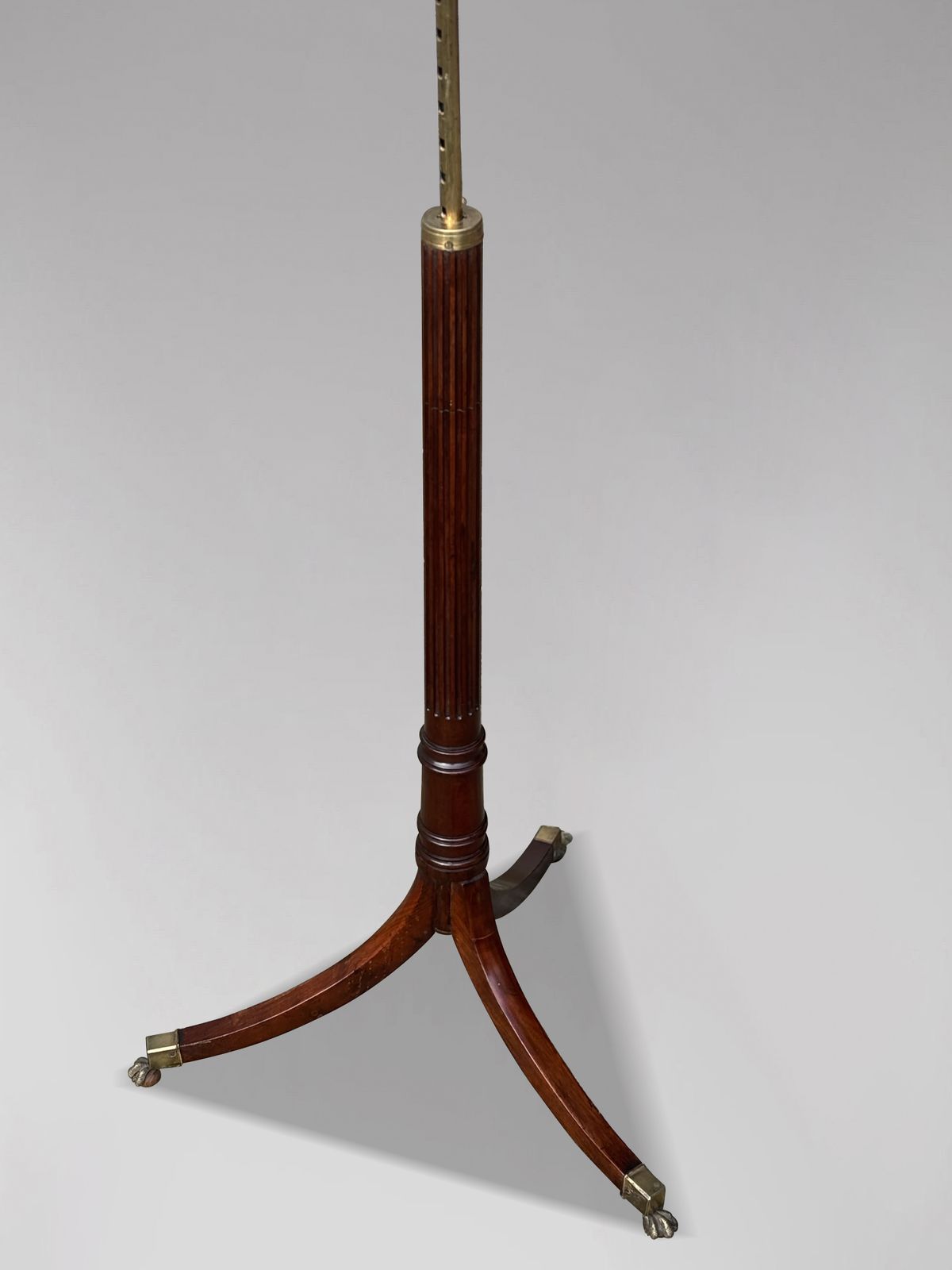 Early 19th Century Regency Period Mahogany Adjustable Folding Duet Music Stand photo vinterior