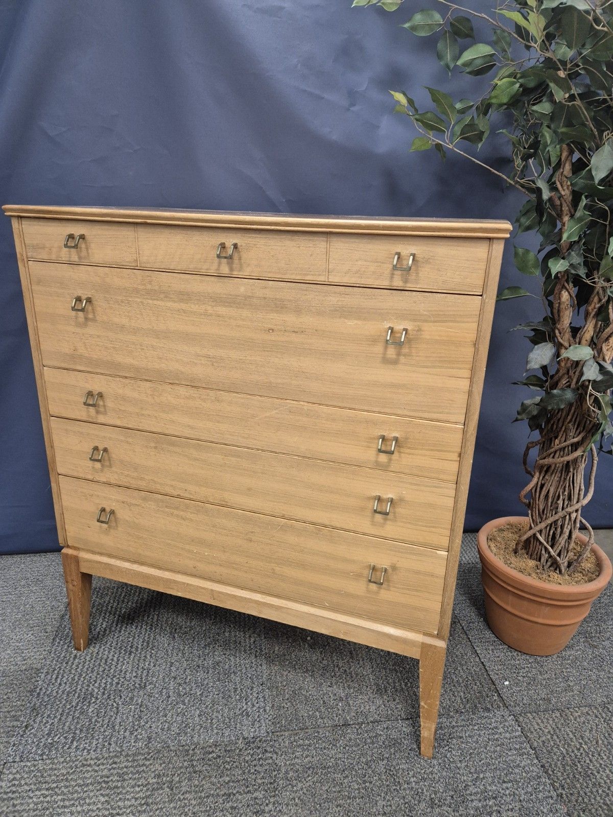 Heals Style Mid Century Chest Of Drawers