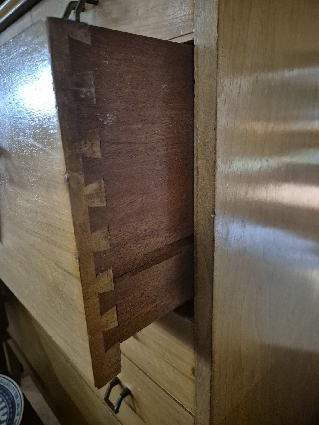 Heals Style Mid Century Chest Of Drawers photo vintage