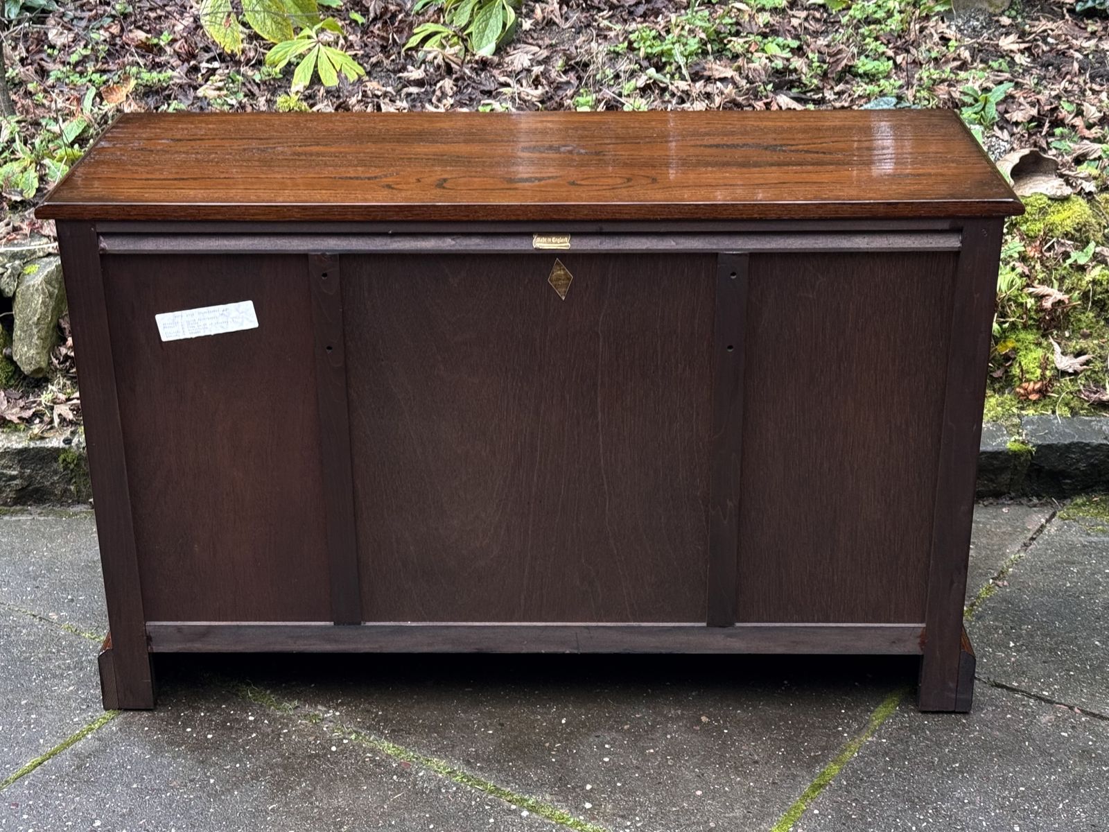 A Wood Brothers Old Charm Carved Light Oak Long Chest Of Drawers / Sideboard / Dresser Base photo vinterior