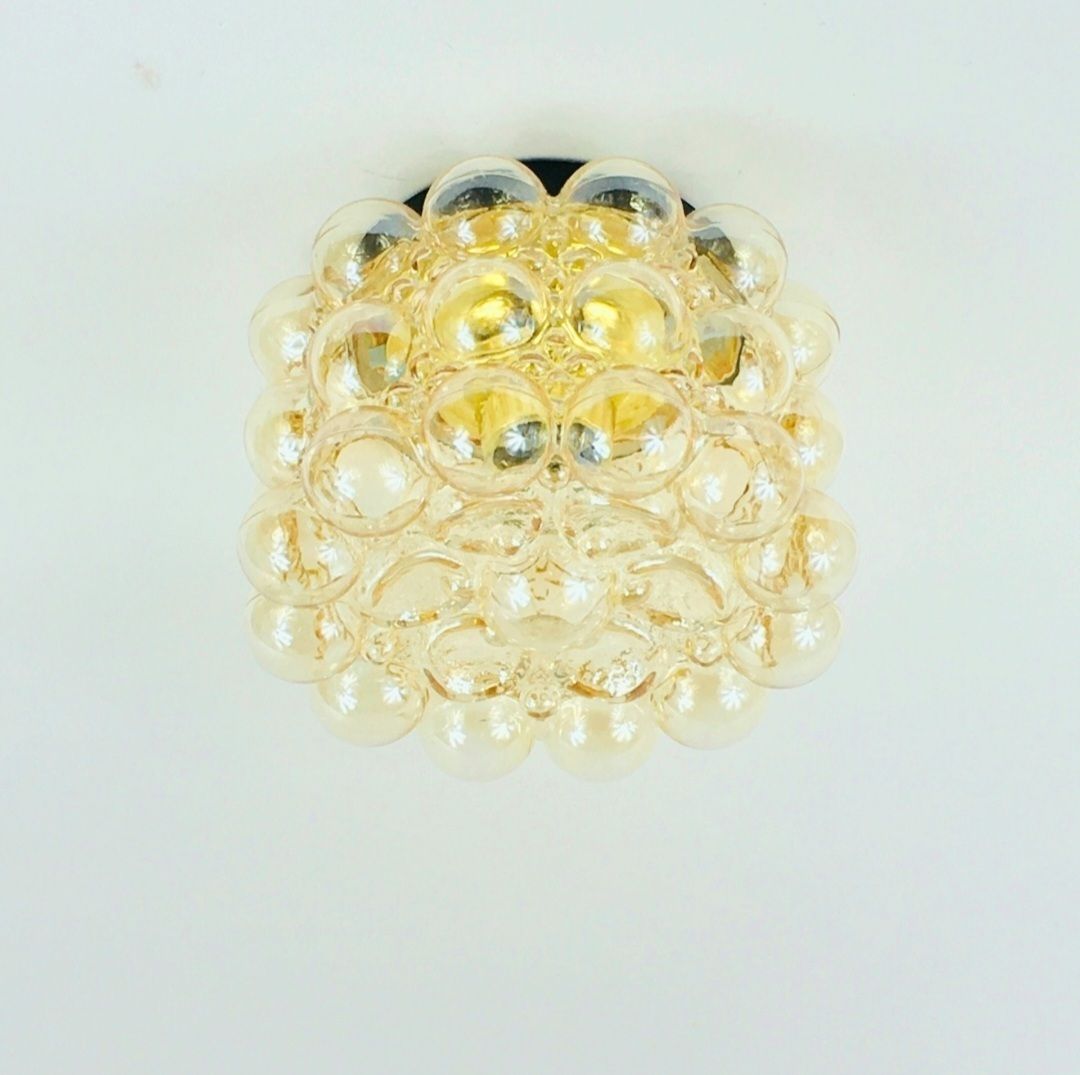 Mid Century Bubble Glass Ceiling Light By Helena Tynell For Limburg, 1960s photo for sale