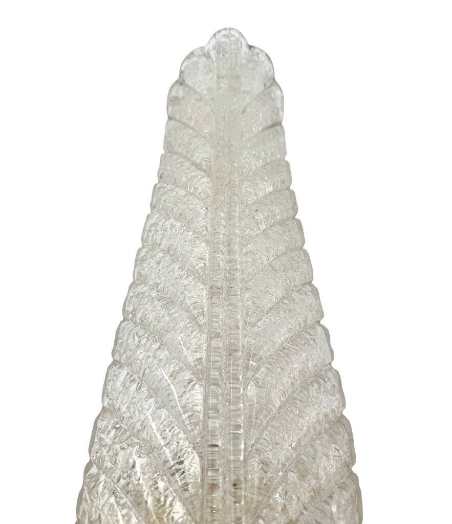 photo furniture A Pair Of Art Deco Style 1960s Barovier & Toso Murano Glass Feather Wall Sconces