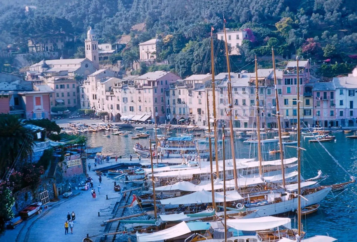 Toni Frissell 'Rapallo Port Genoa Italy' Archival Pigment Print Framed In Black