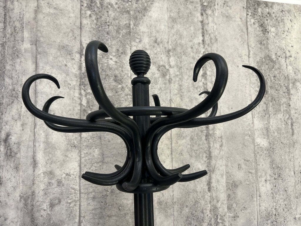 Black Bentwood Bistro Porte Manteau / Coat Stand photo furniture