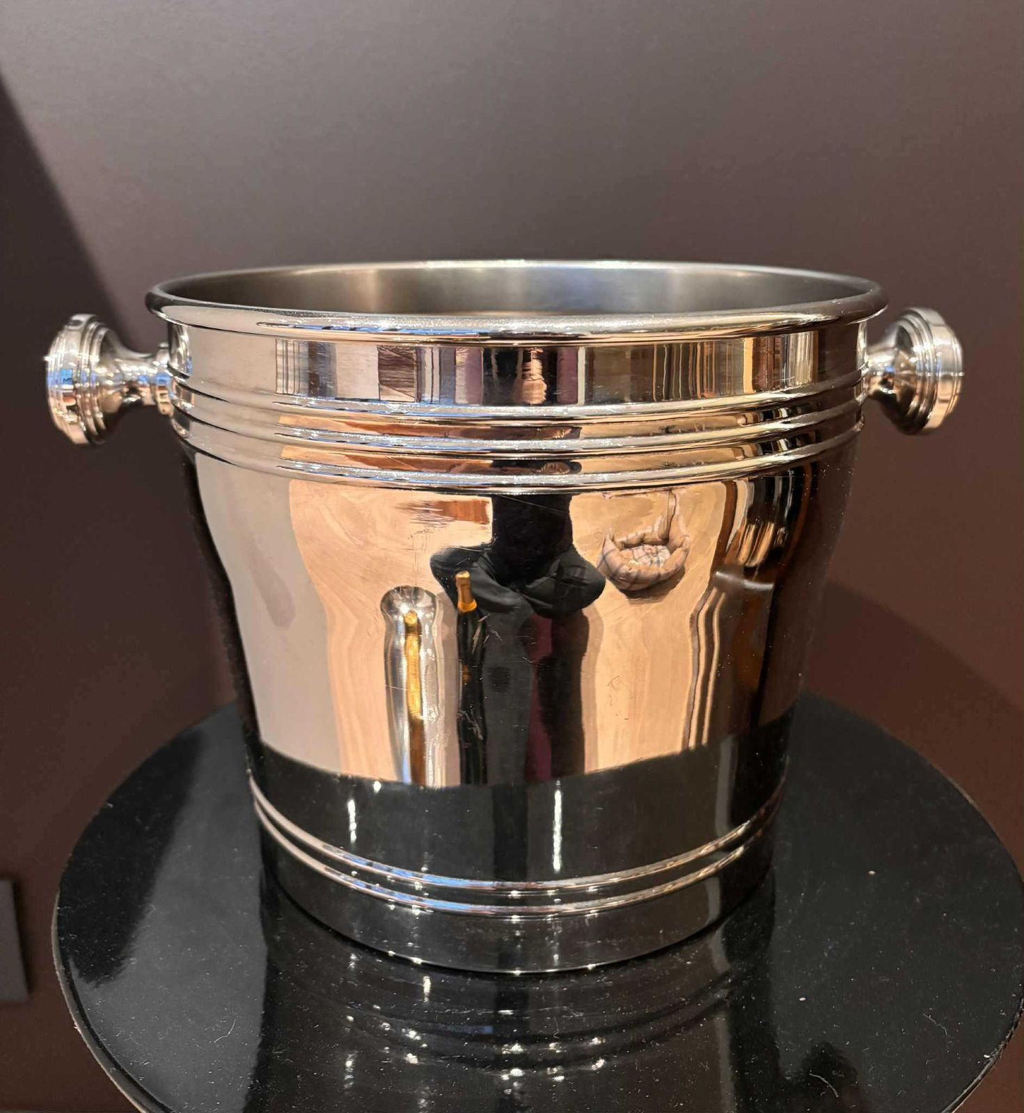 Vintage Champagne Bucket: Stainless Steel 2 Bottle Wine Chiller photo buy