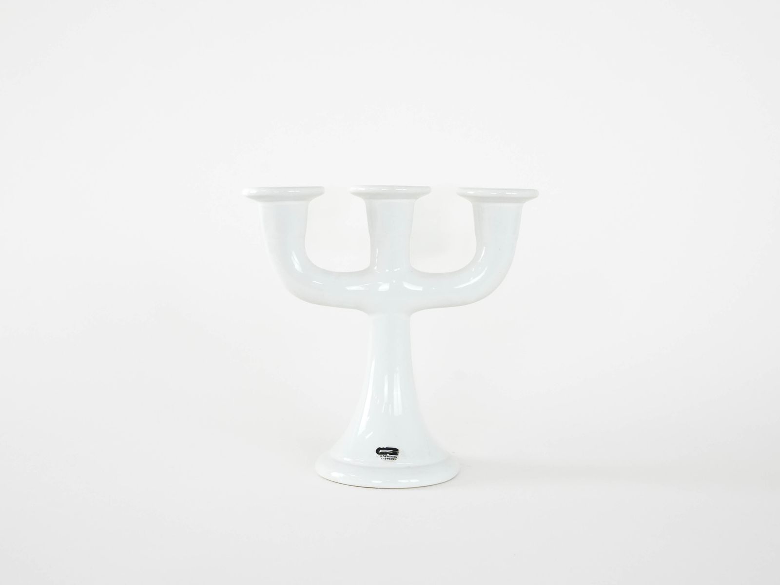 Ceramic Candle Holder, Swedish Design, 1970s, Manufacturer: Guldkroken Hjo photo for sale