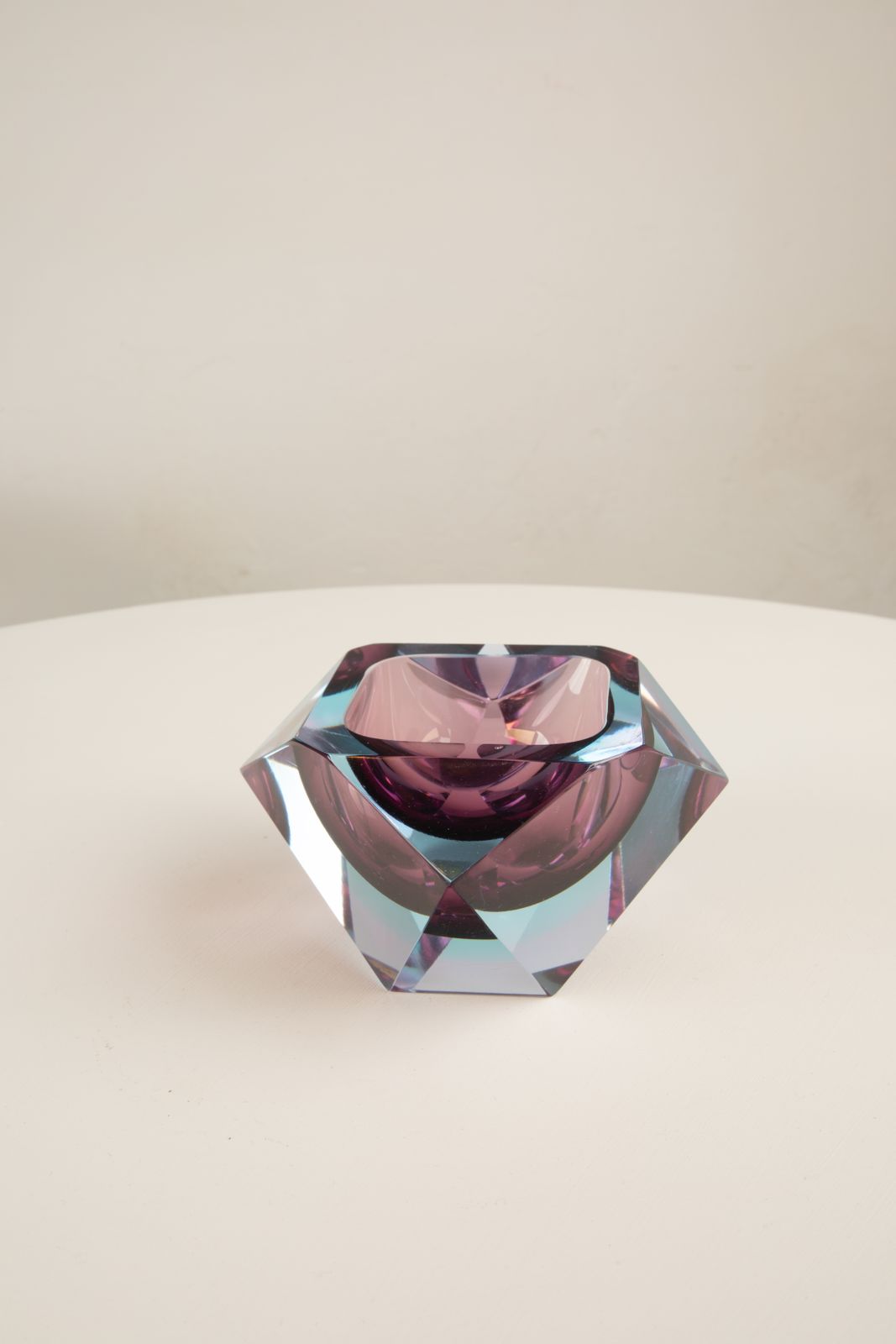 Sculptural Ashtray Attributed To Flavio Poli For Seguso Vetri D'arte, 1970