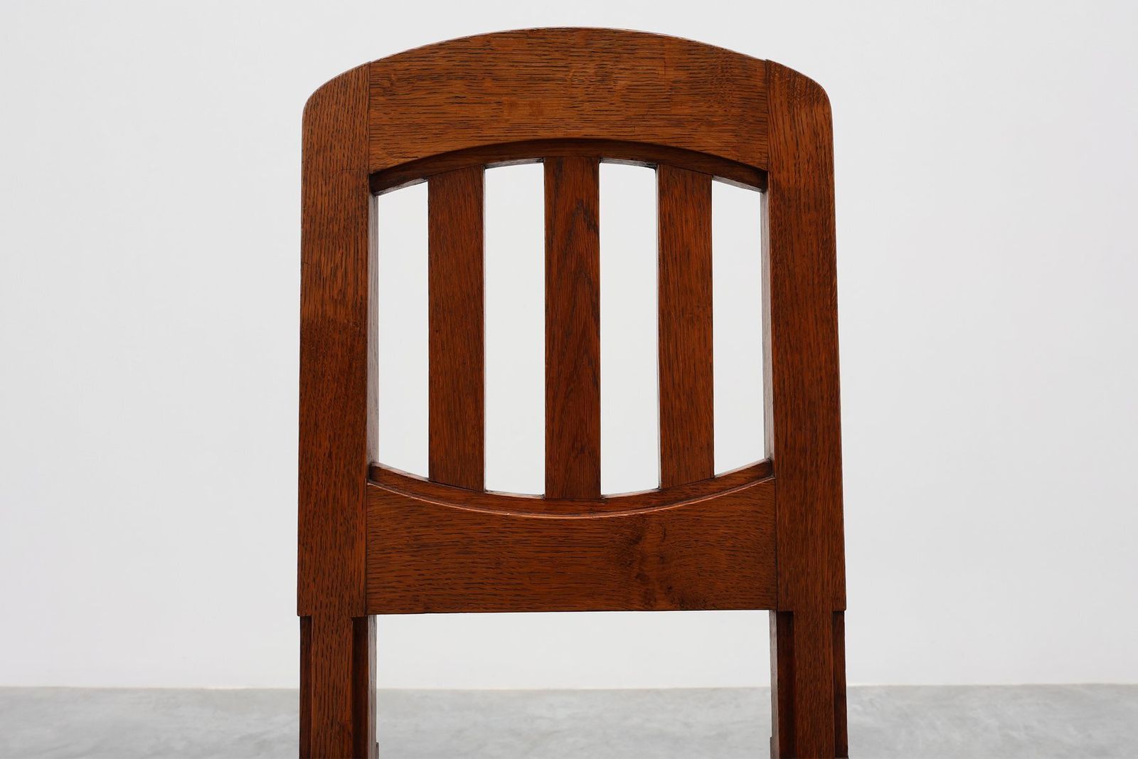 Furniture Early Art Deco Oak & Wicker Dining Chairs, Belgium, 1915, Set Of 4 photo