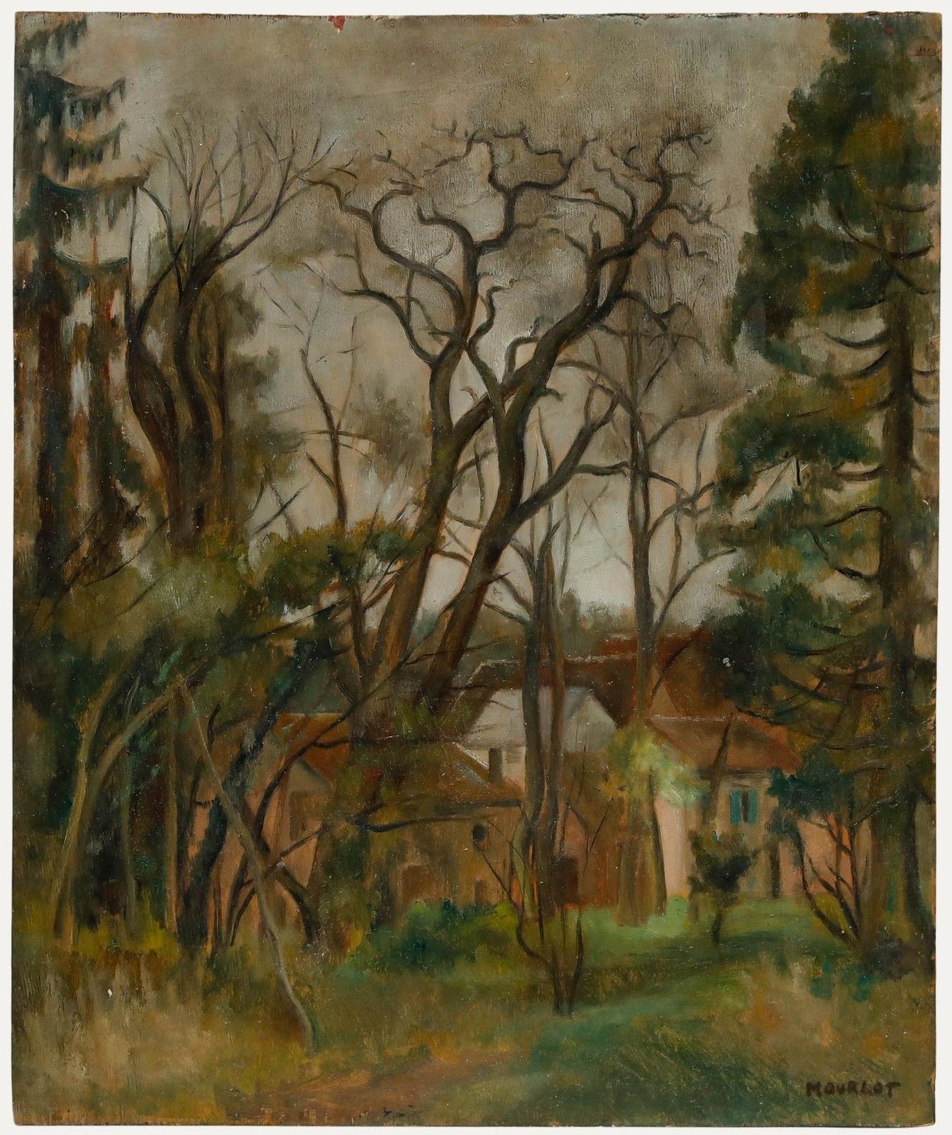 Maurice Mourlot (1906 1983) Mid 20th Century Oil, Trees In Winter