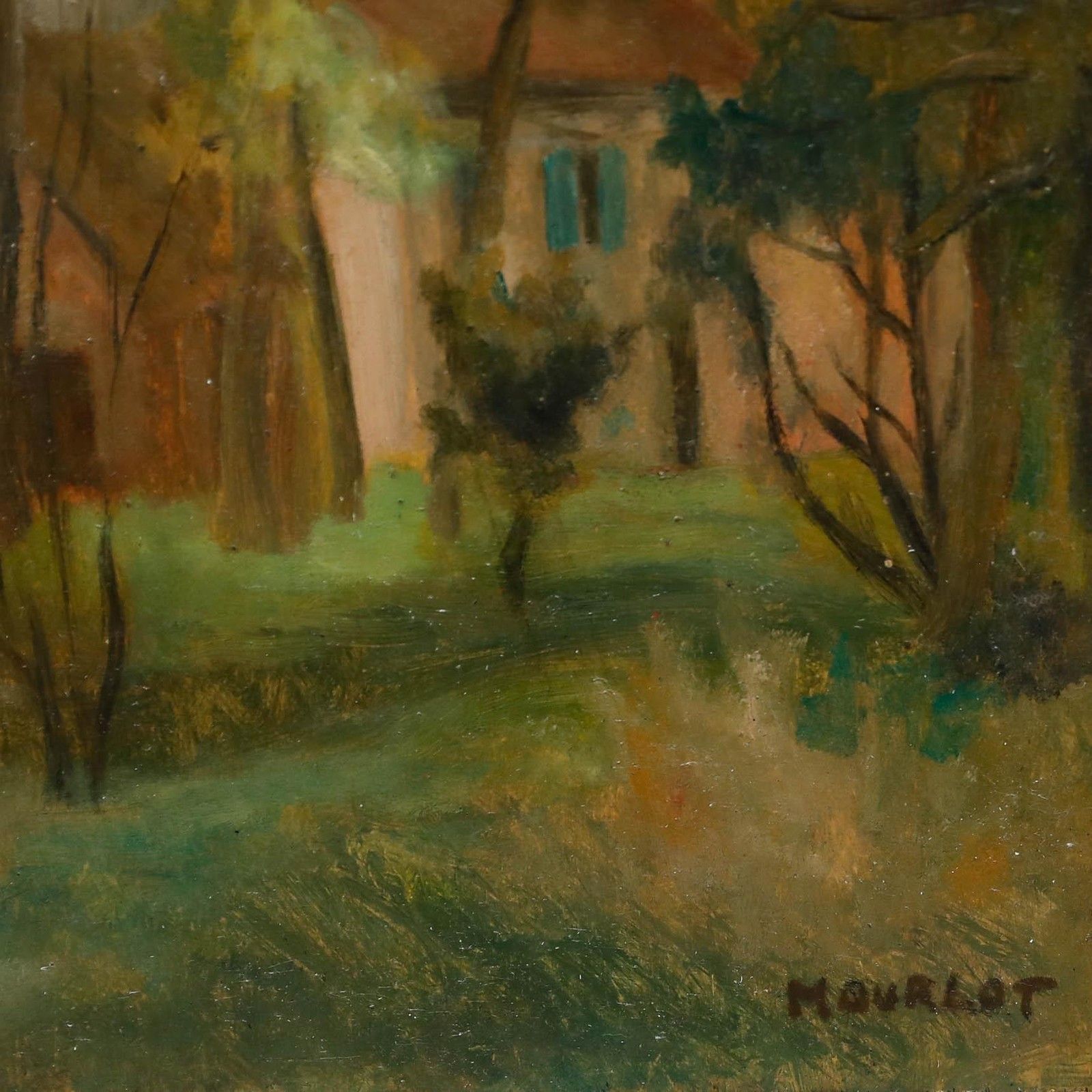 Maurice Mourlot (1906 1983) Mid 20th Century Oil, Trees In Winter photo 325.0