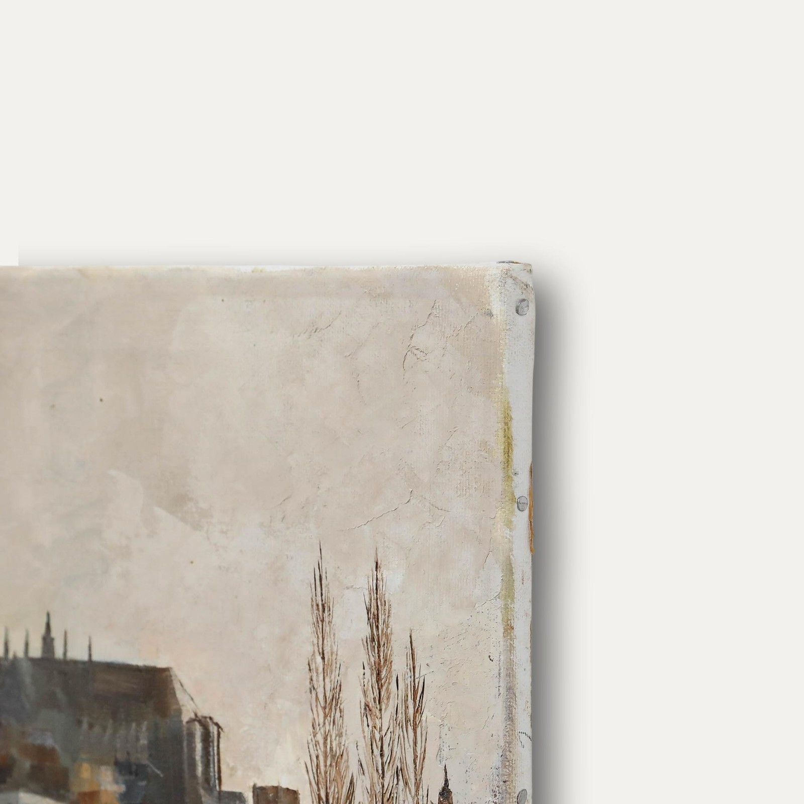 Jessica Bohannan 1978 Oil, View Of The City Of Mons photo 325.0