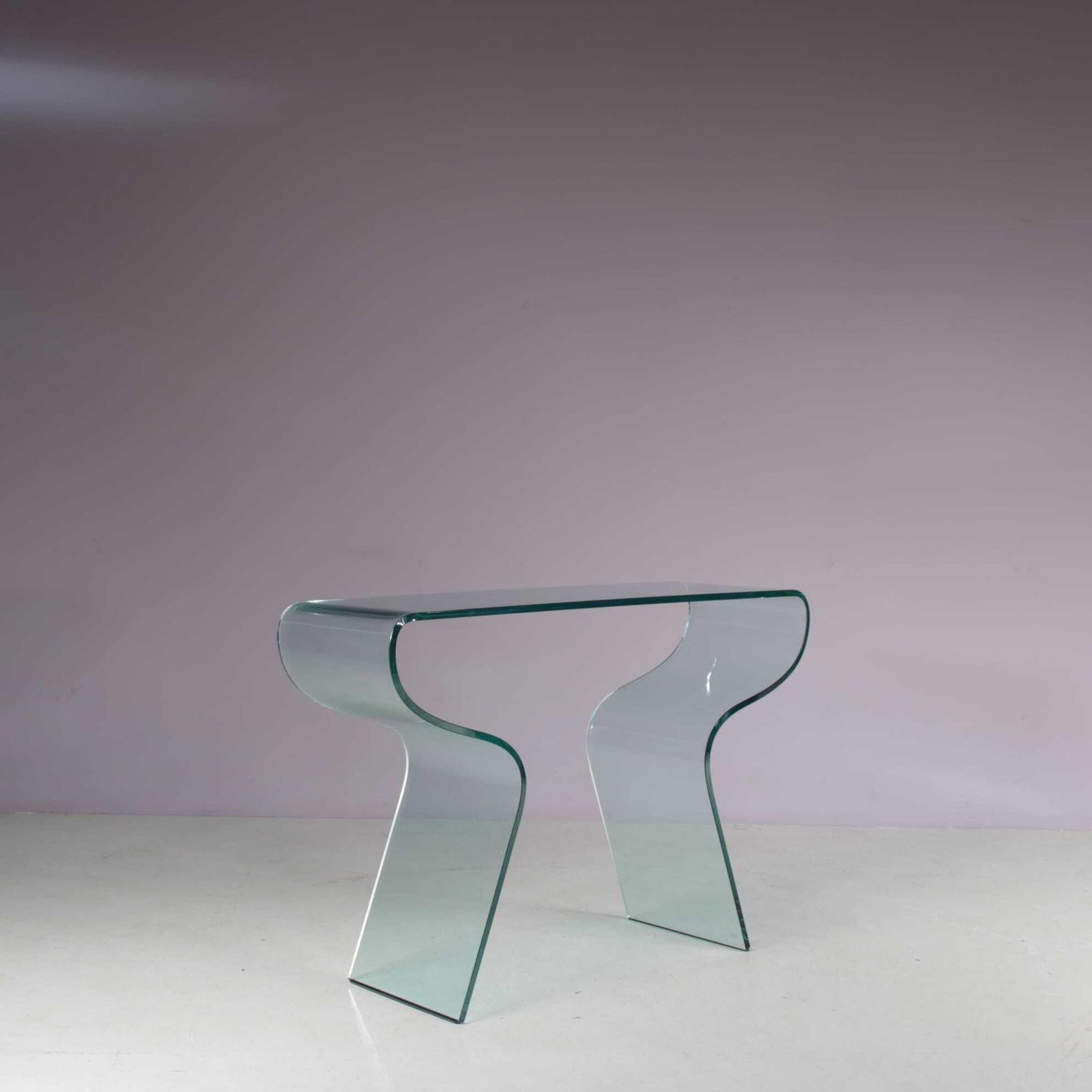 2000s “Charlotte” Console Table By Prospero Rasulo For Fiam, Italy photo vinterior