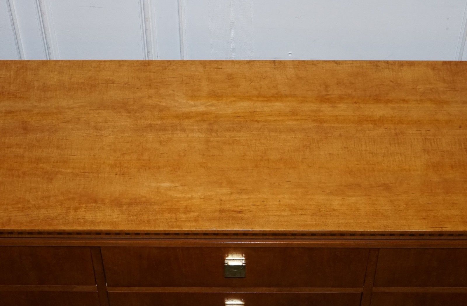 photo buy American Hickory White Genesis Biedermeier Dresser Sideboard Bank Of Drawers