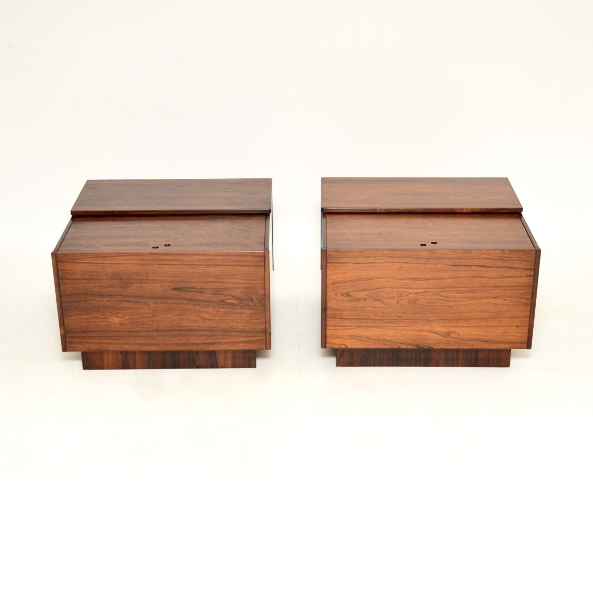 Pair Of Swedish Vintage Rosewood Coffee / Side Tables photo for sale