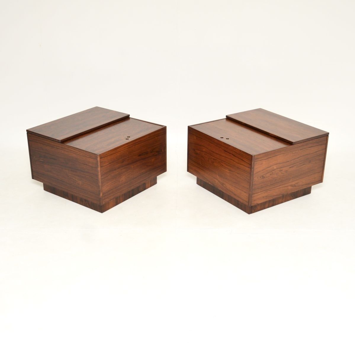Pair Of Swedish Vintage Rosewood Coffee / Side Tables photo Furniture