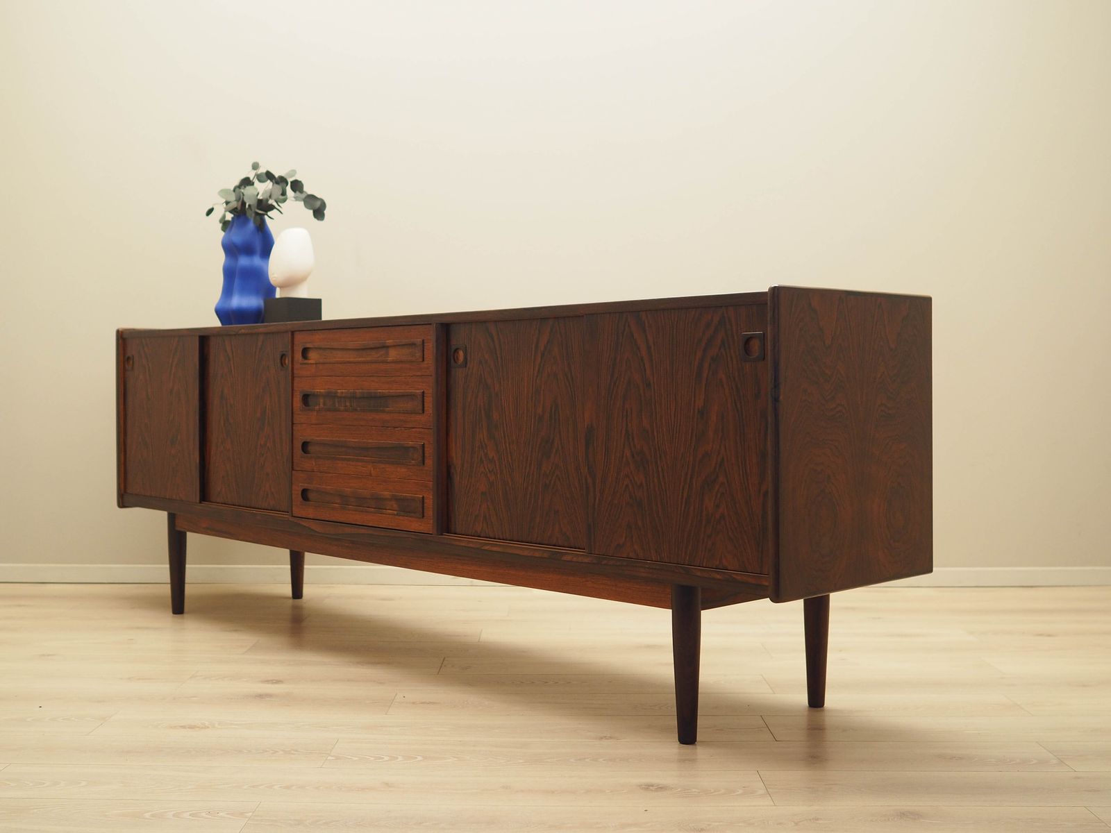 Vintage Dressoir, Deens Design, Jaren 1960, Ontwerper: Johannes Andersen, Fabrikant: Uldum photo Meubels