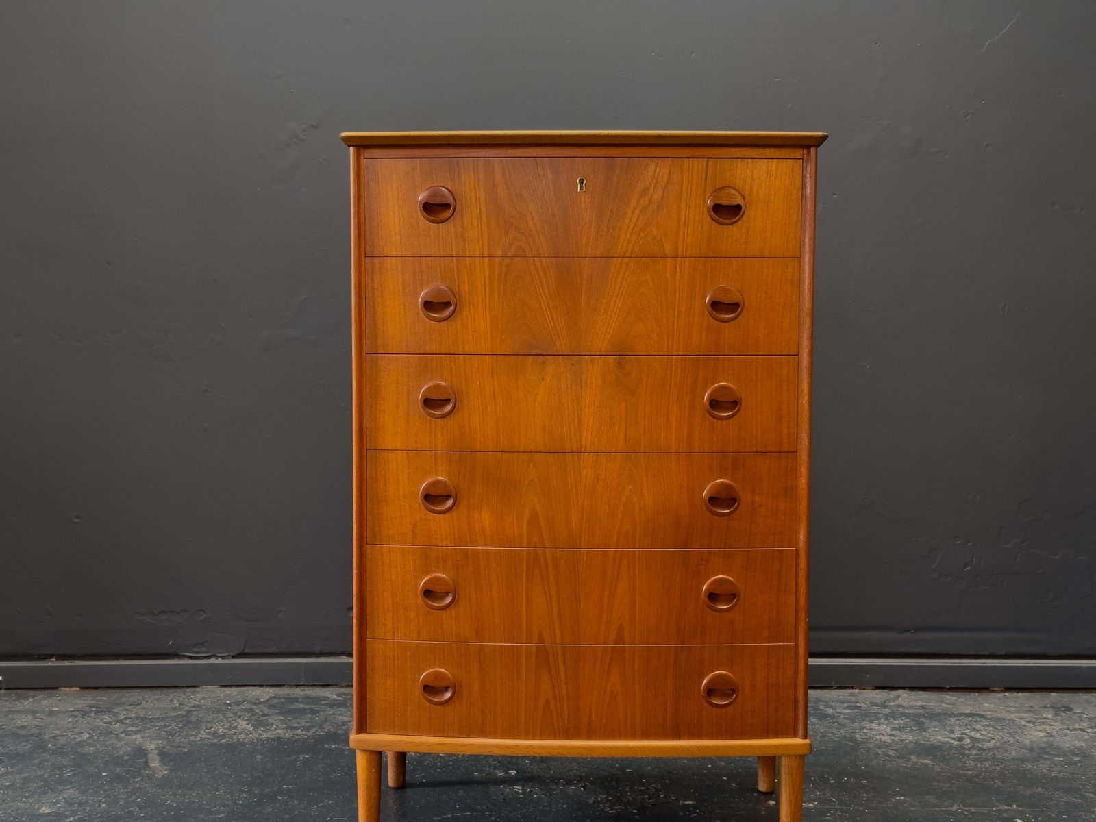 Teak Chest Of Drawers With Round Handles photo furniture