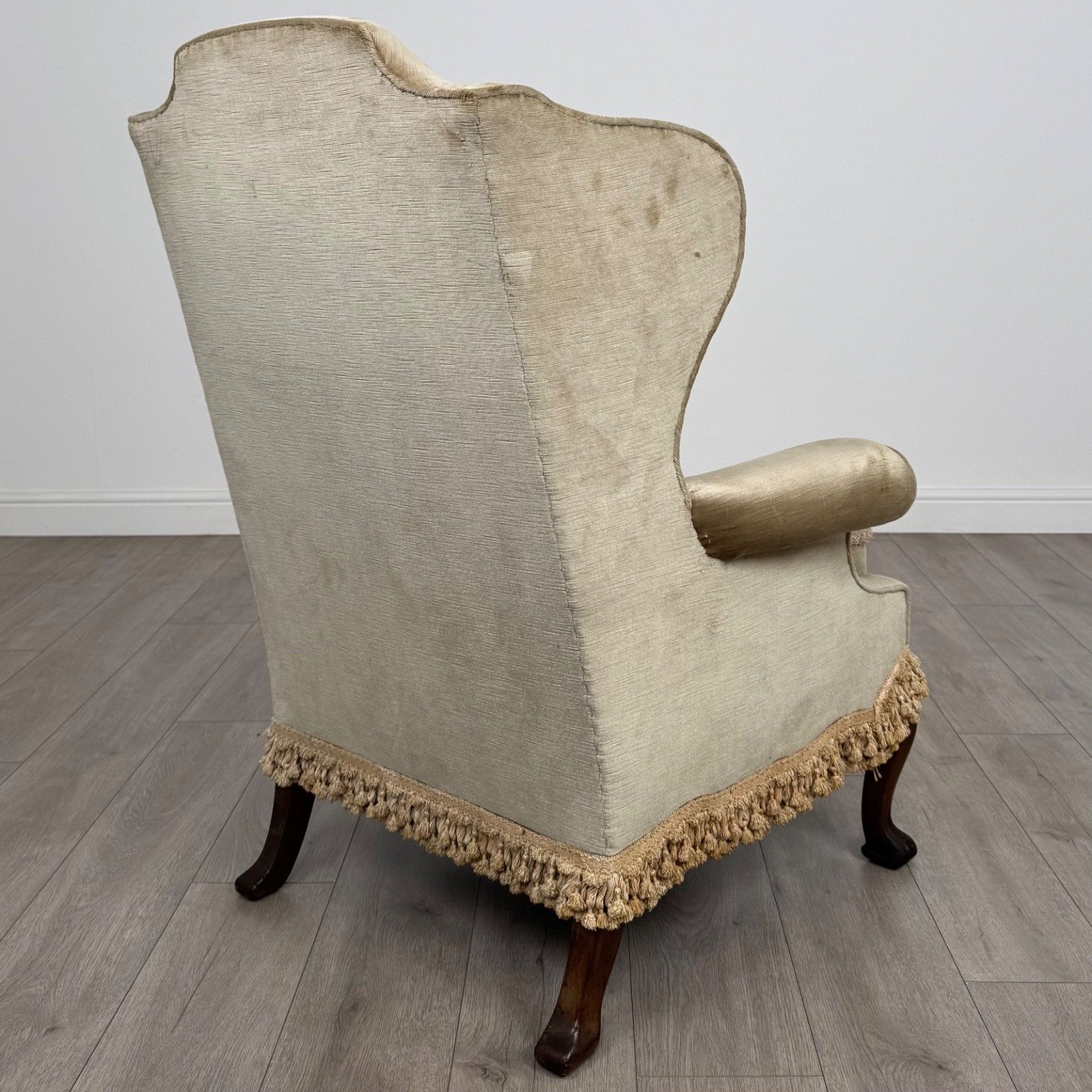 Antique 20th Century Wingback Armchair In Mahogany photo 585.0