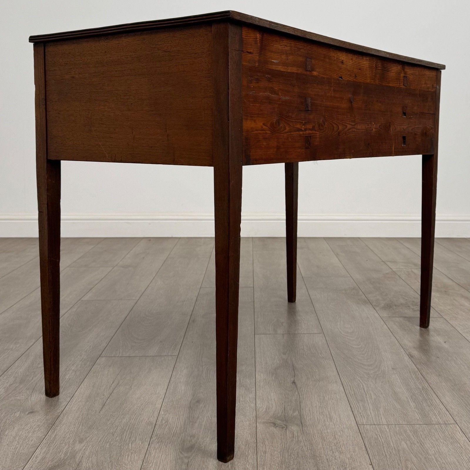 Antique 18th Century Good Quality Writing Table In Mahogany photo Furniture