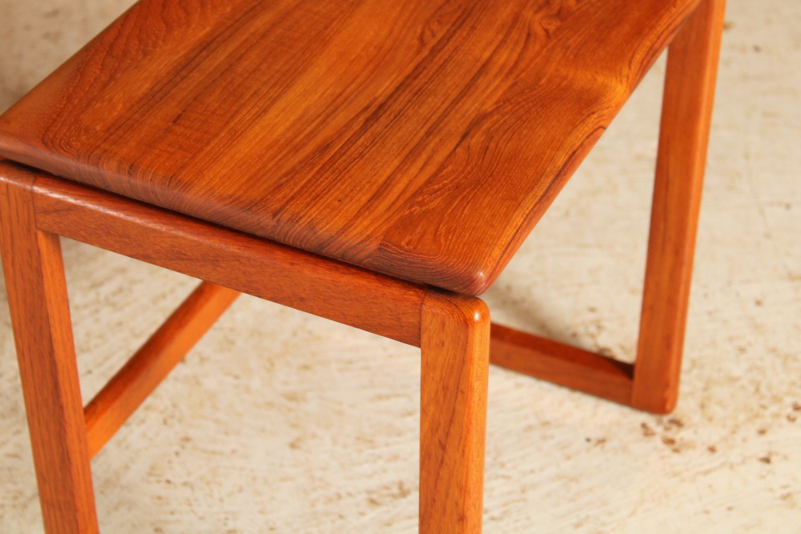 photo furniture Midcentury Solid Teak Nest Of Tables C.1970