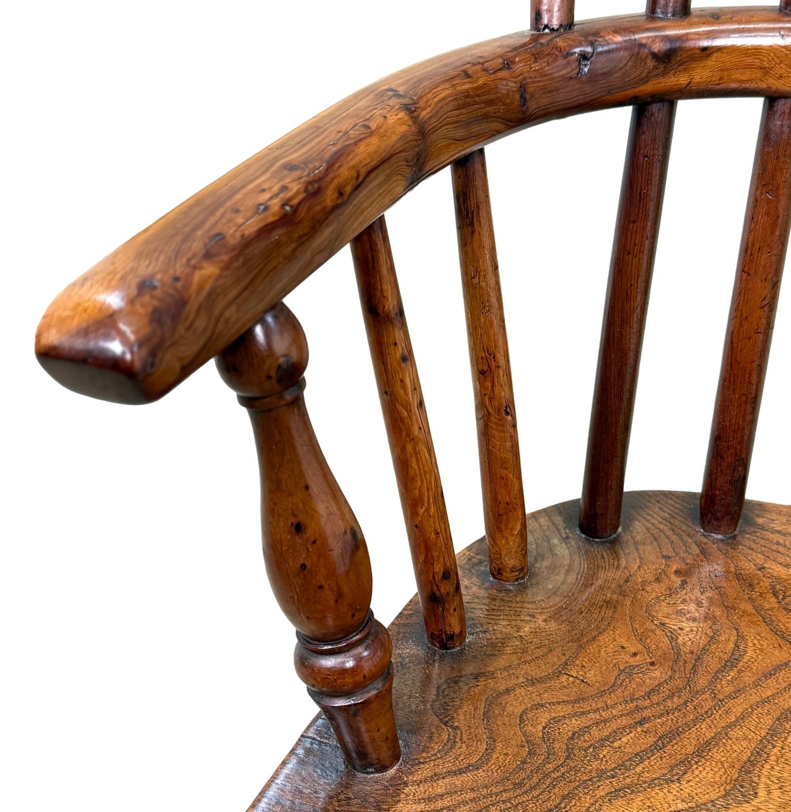 Yew Wood Antique Childs Windsor Armchair (England, Circa 1820) photo buy