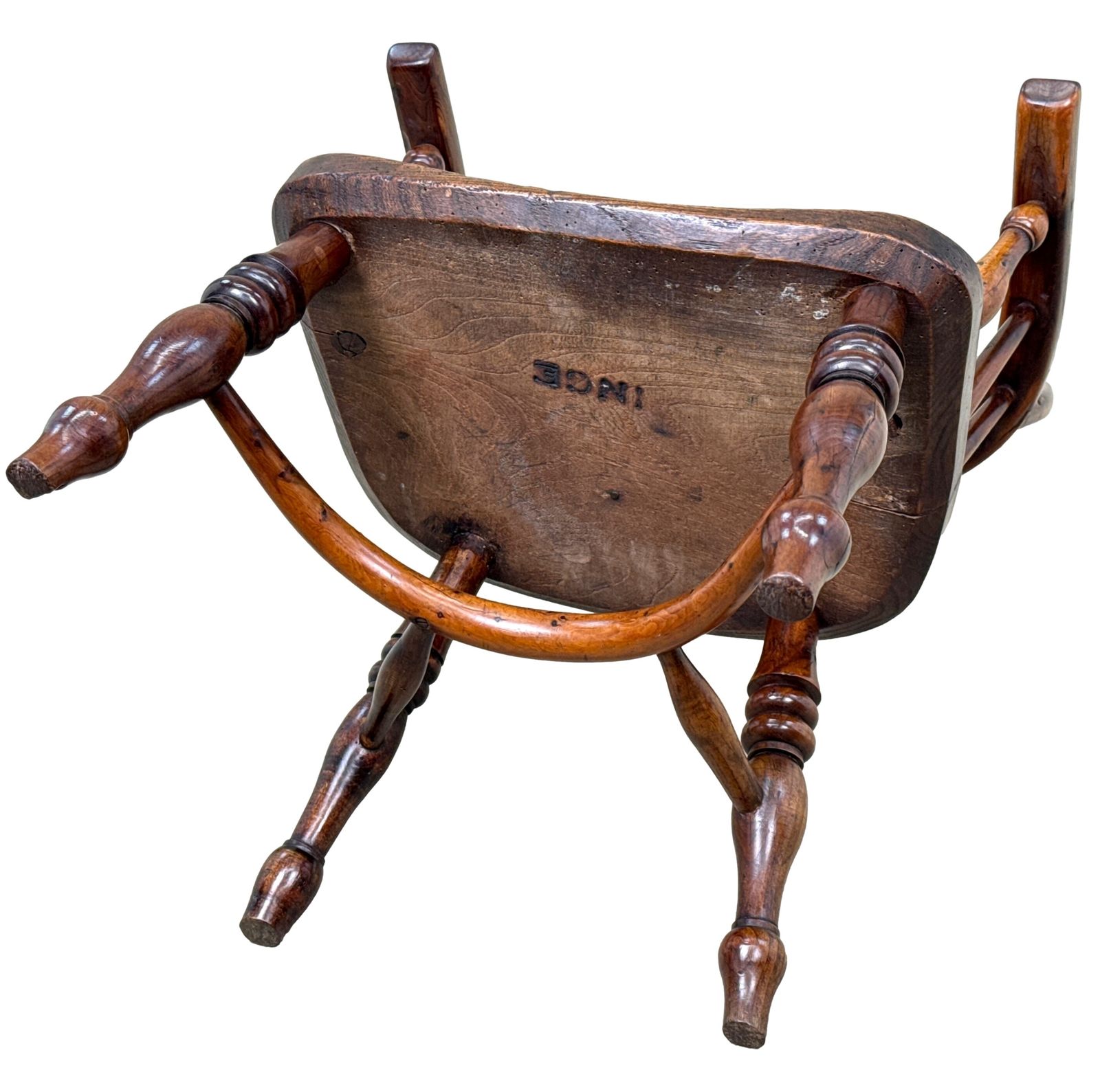 photo for sale Yew Wood Antique Childs Windsor Armchair (England, Circa 1820)