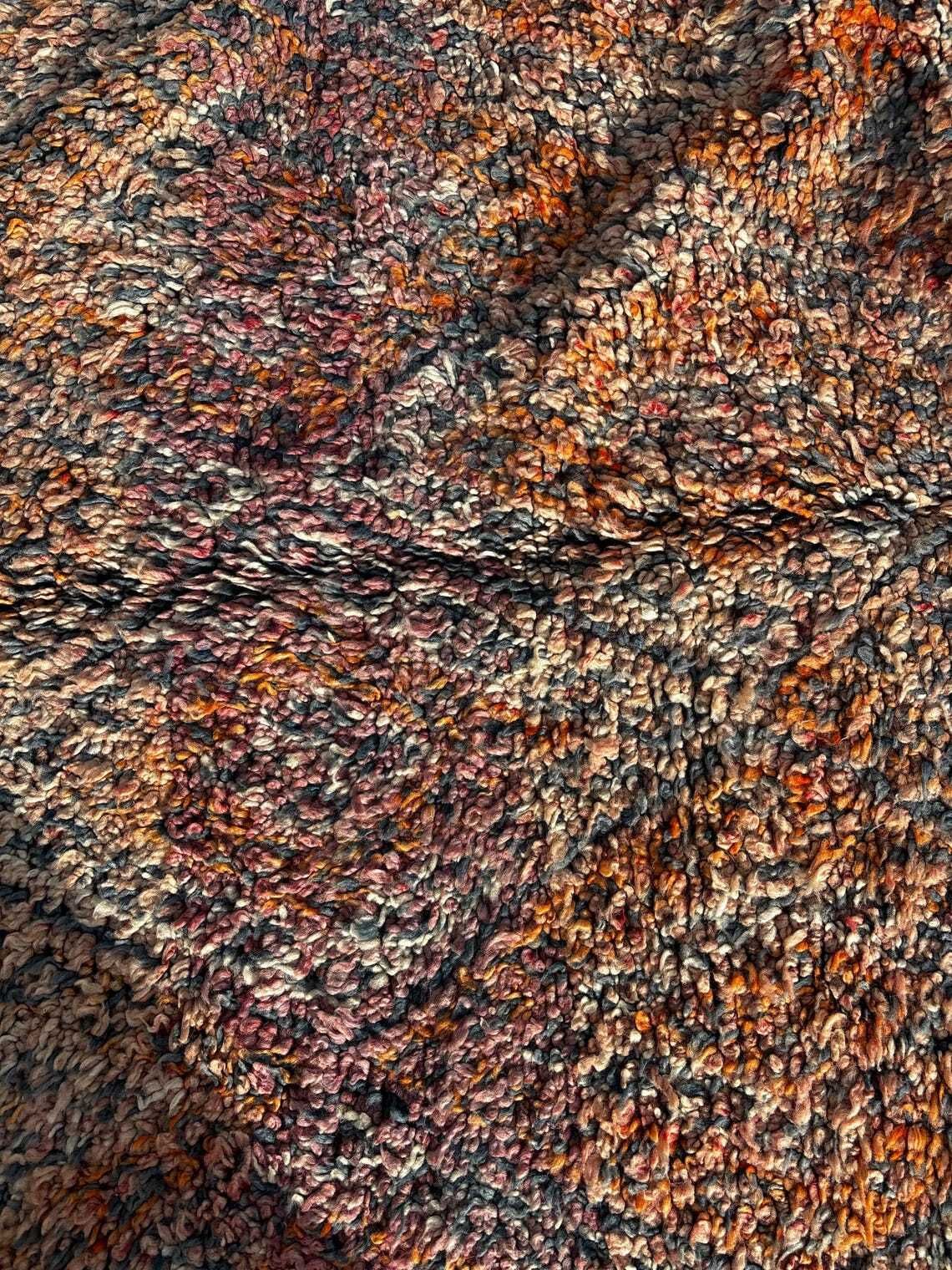 Vintage Moroccan Beni M’guild Rug 180x330 Cm  Authentic Handwoven Wool Berber Rug From The Atlas Mountains photo vintage