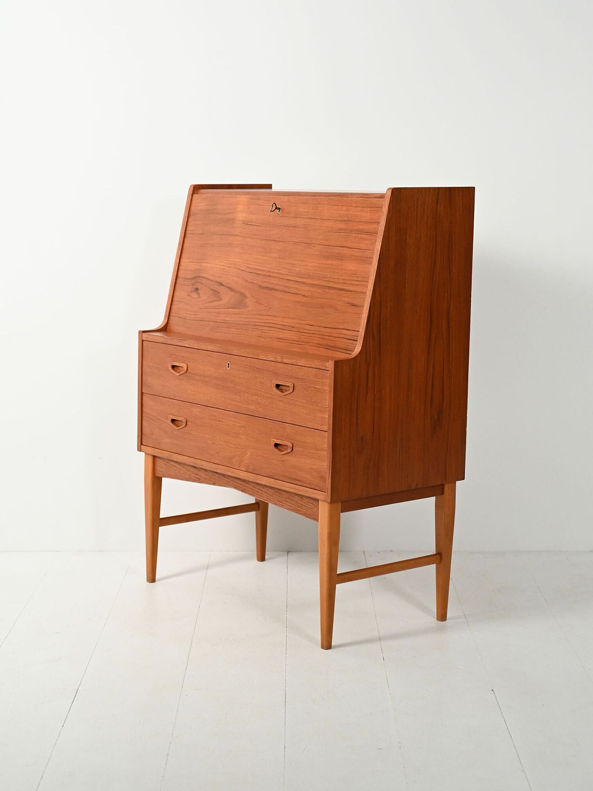 Scandinavian Secretaire With Hidden Mirror, 1960s photo 1500.0