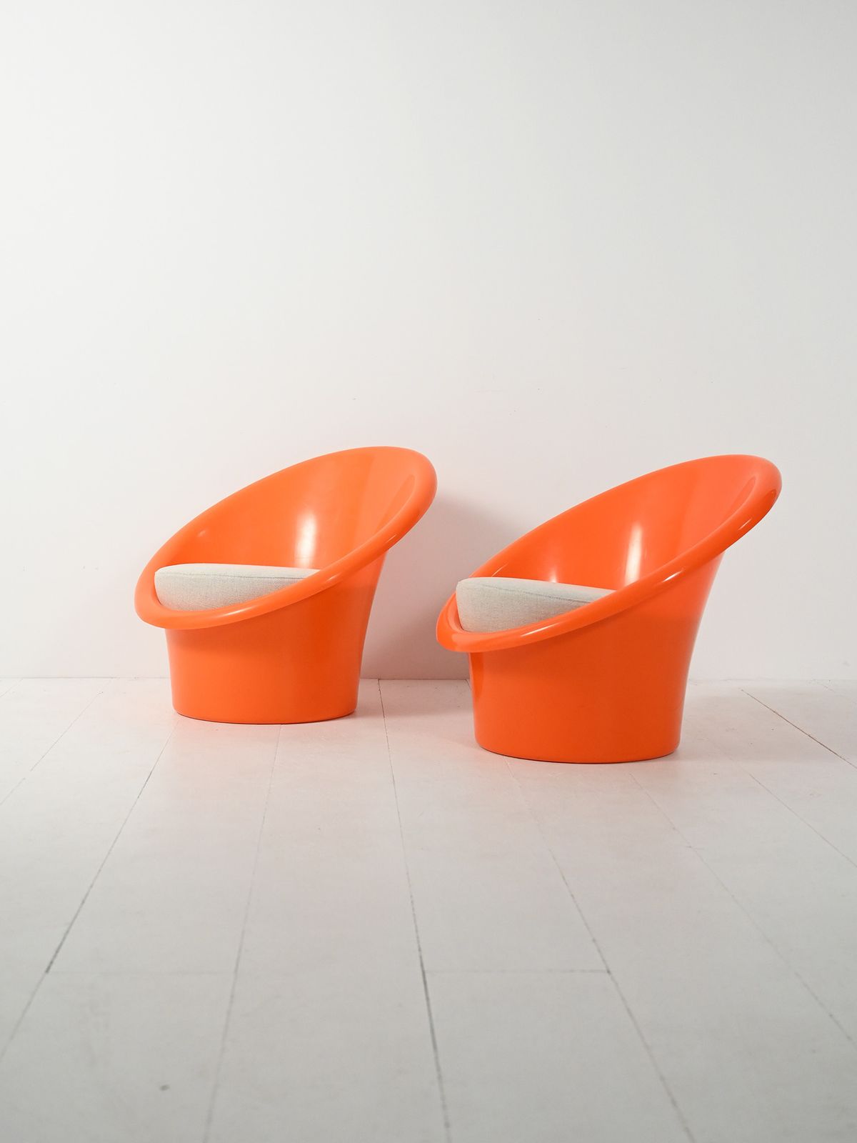 Pair Of “Skopa” Armchairs By Ikea, 1974 photo for sale