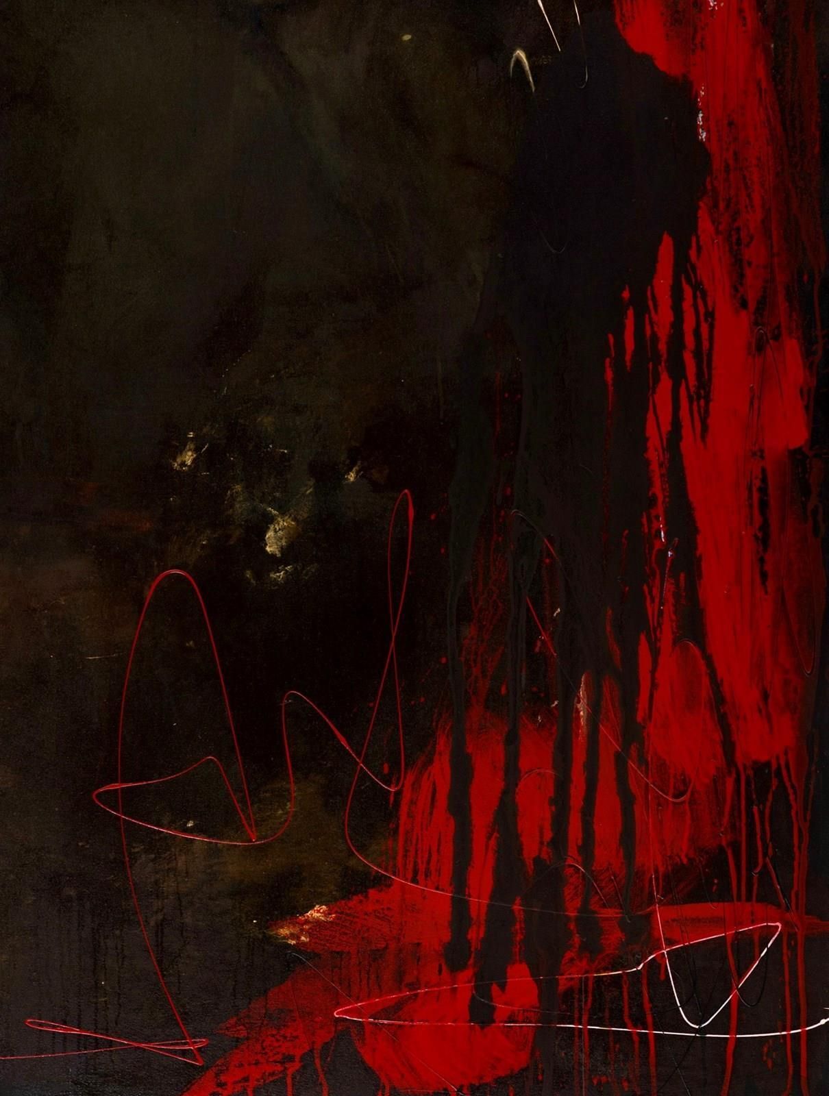 Large Oil And Acrylic On Canvas From 'On The Edge Of Wrong' Exhibition 2010 photo vinterior