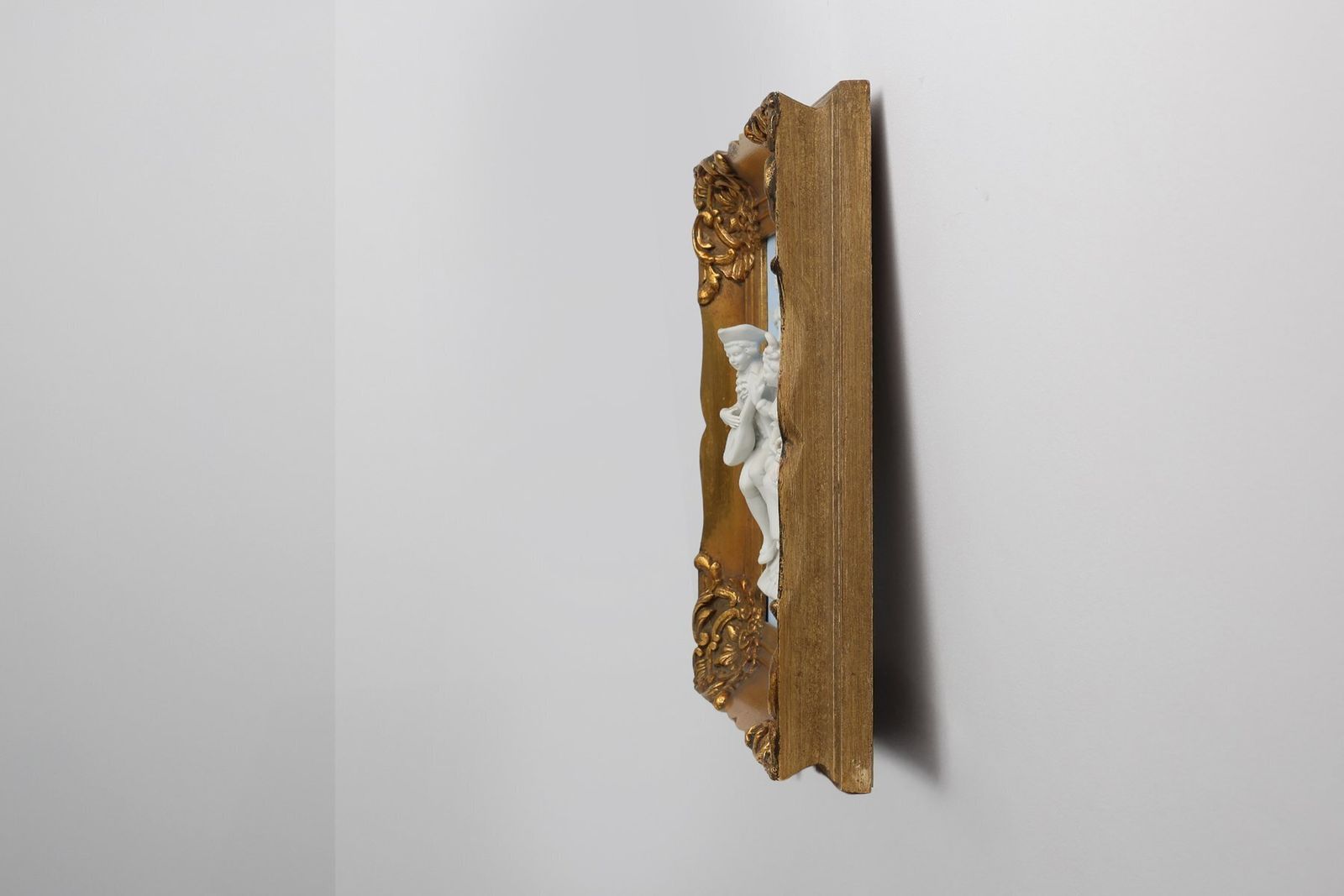 photo furniture Baroque Style Porcelain Wall Art From Alt Meissen, Germany, 1950s