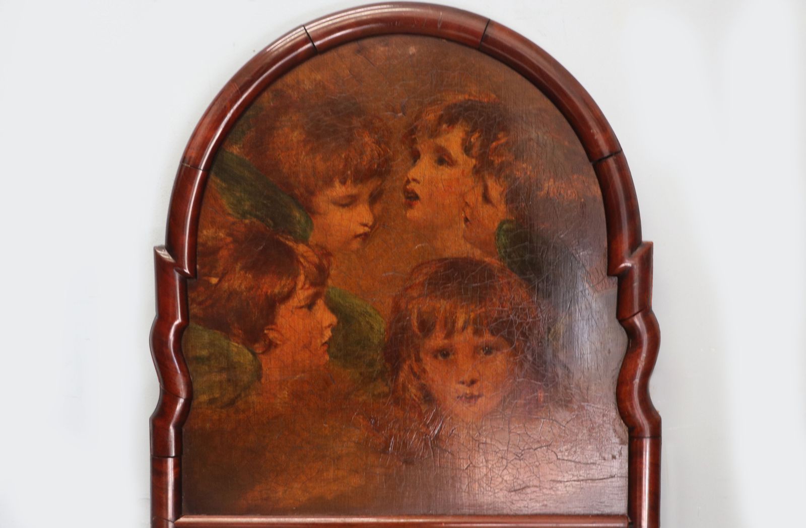 A Truly Wonderful & Certainly Unusual 19th Century Mahogany Framed Wall Mirror. photo furniture
