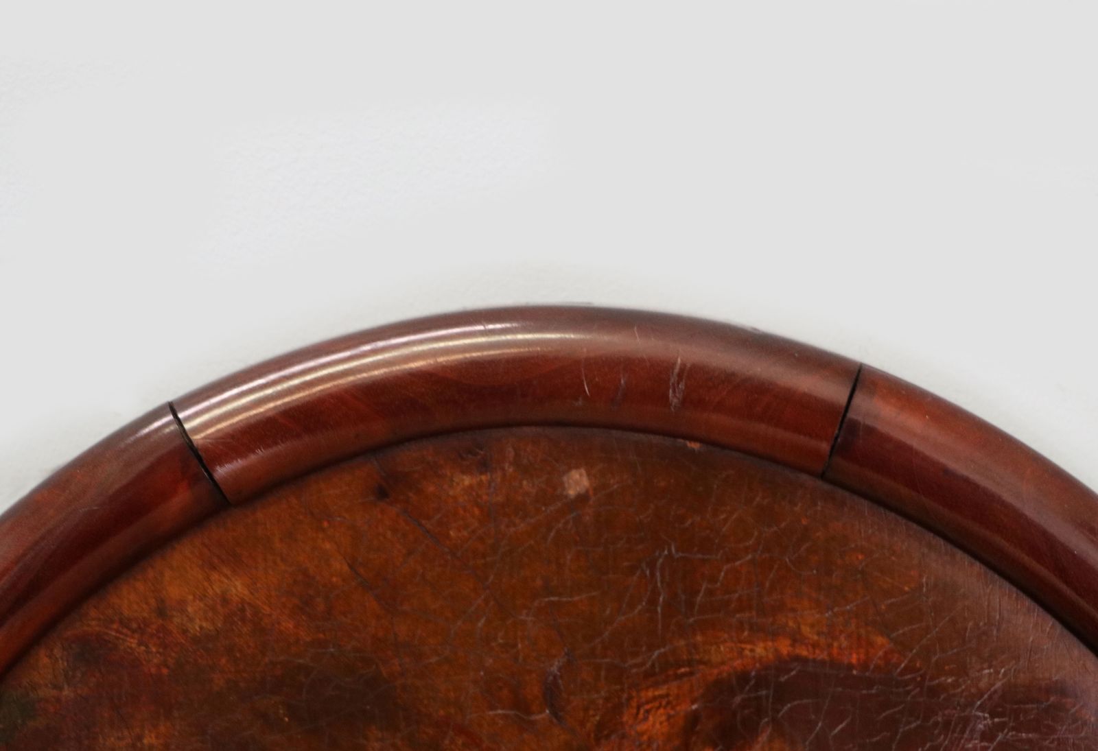 A Truly Wonderful & Certainly Unusual 19th Century Mahogany Framed Wall Mirror. photo Home Decor