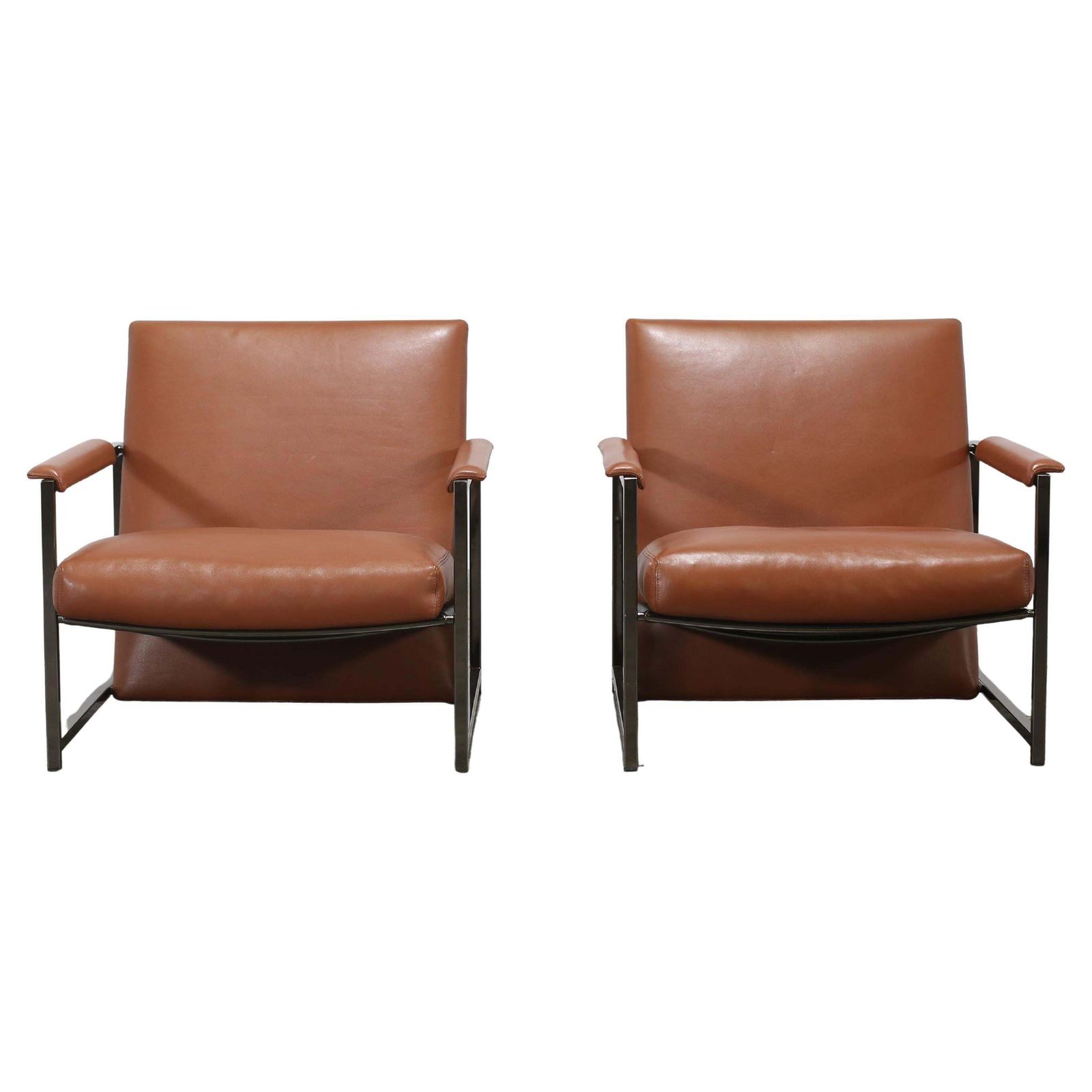 Minotti Atlan Armchairs By Rodolfo Dordoni, Set Of Two