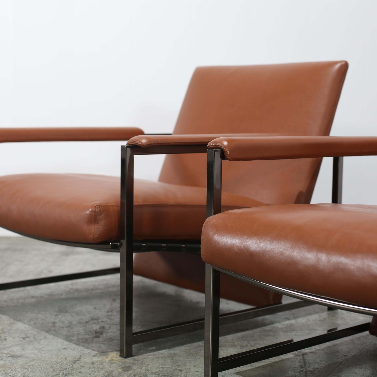 Minotti Atlan Armchairs By Rodolfo Dordoni, Set Of Two photo vintage