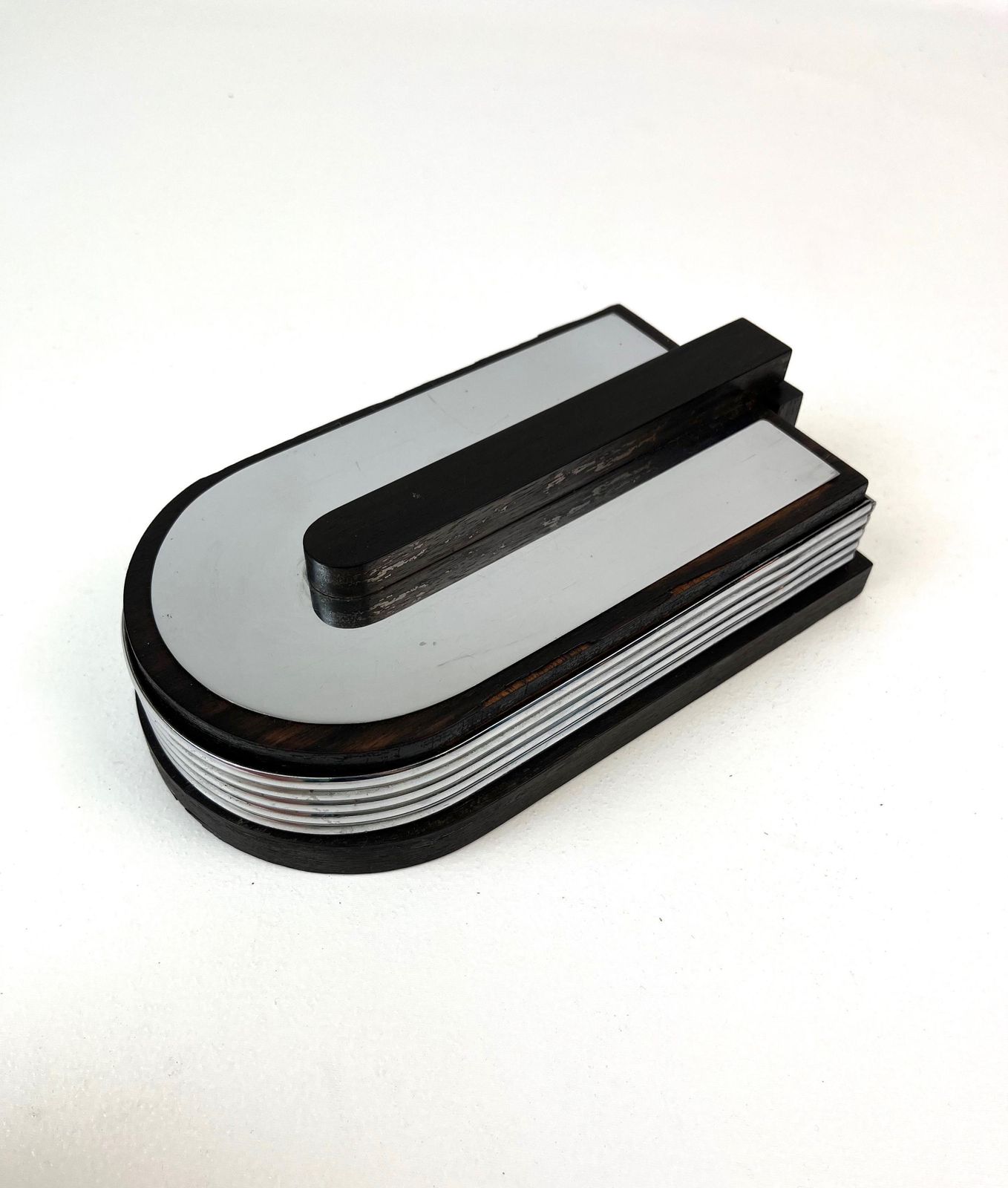 Rare Avant Garde Bauhaus Art Deco Streamline Jewelry Box Germany 1930 photo Home Decor