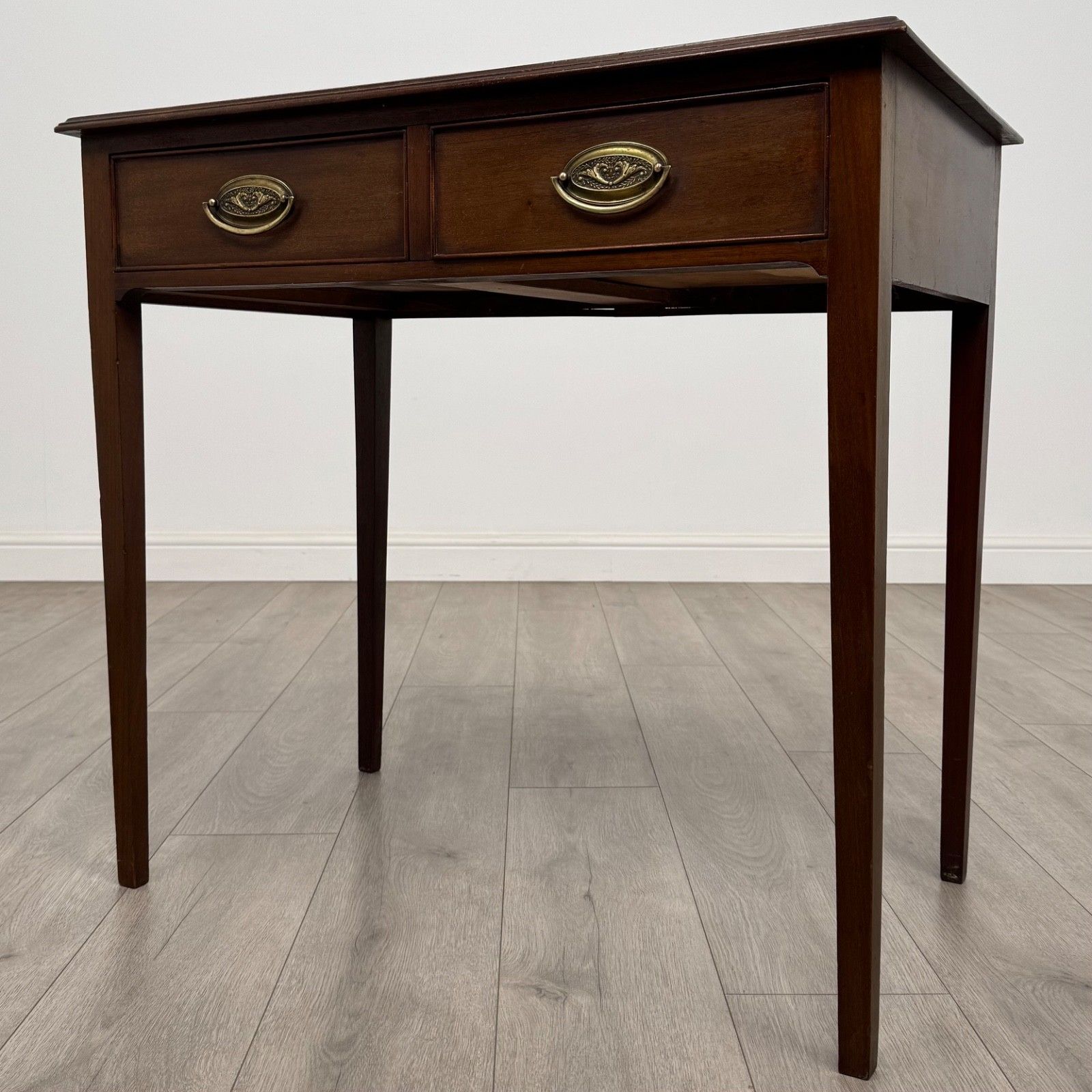 Antique 18th Century Fine Quality Writing Table In Mahogany photo furniture