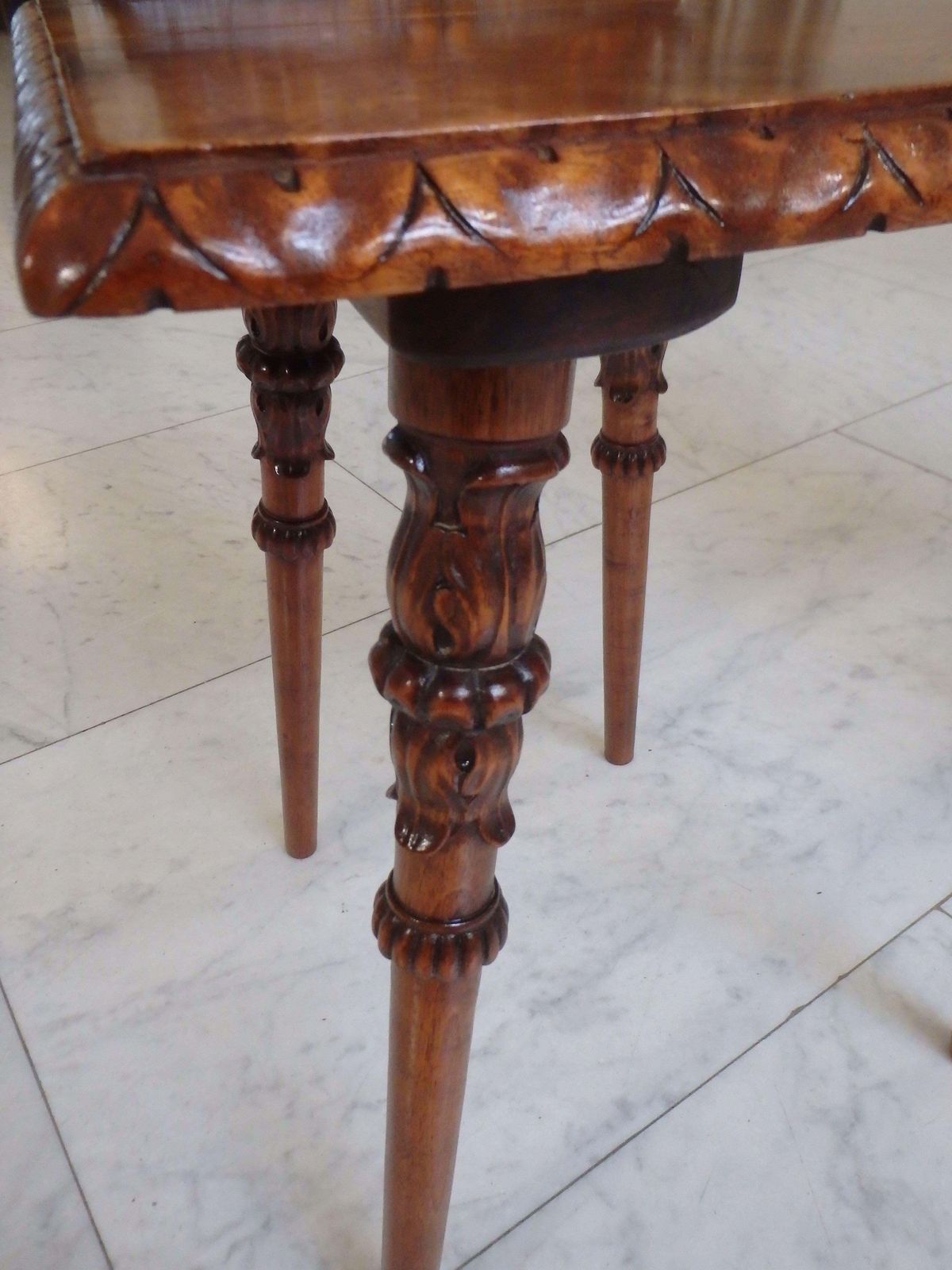 1374.0 Pair Of 19th Century Brutalist Carved Wooden Chairs With Fabulous Creatures photo