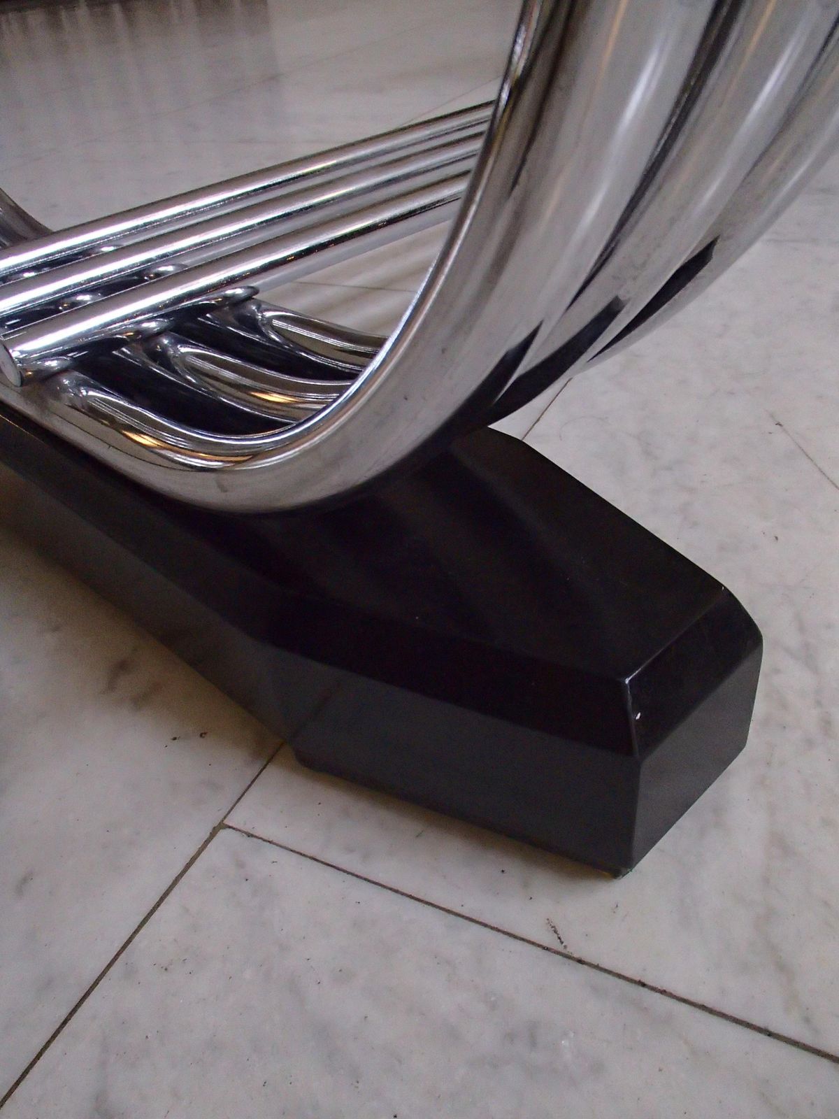 1930thies Tubular Chrome And Blck Top Table For Pel By Serge Chermayeff photo 7434.0
