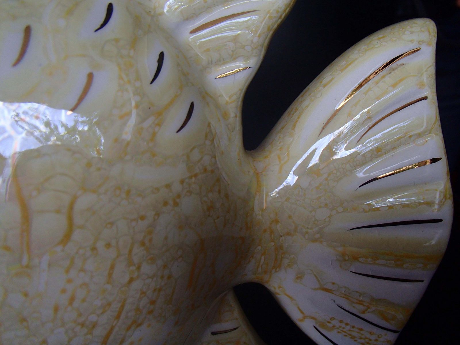 1950s Pair Of Porcelaine Fishes As Bookend Or Deco photo vinterior