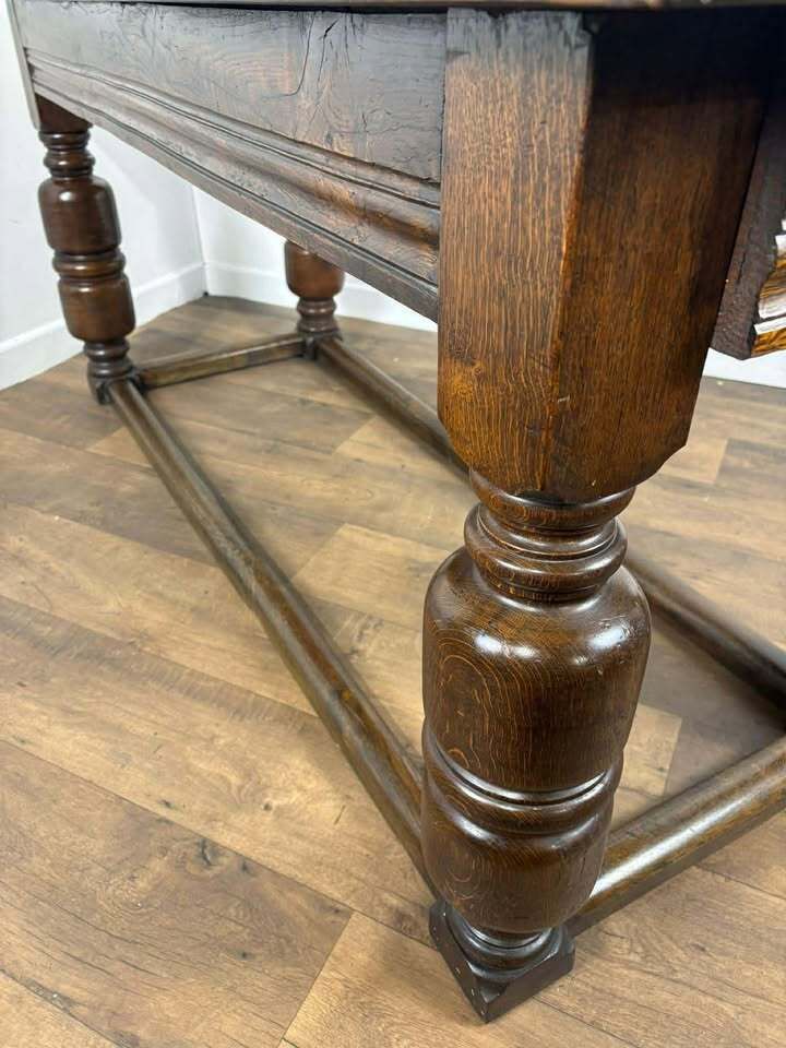 Antique Oak Refectory Table photo furniture