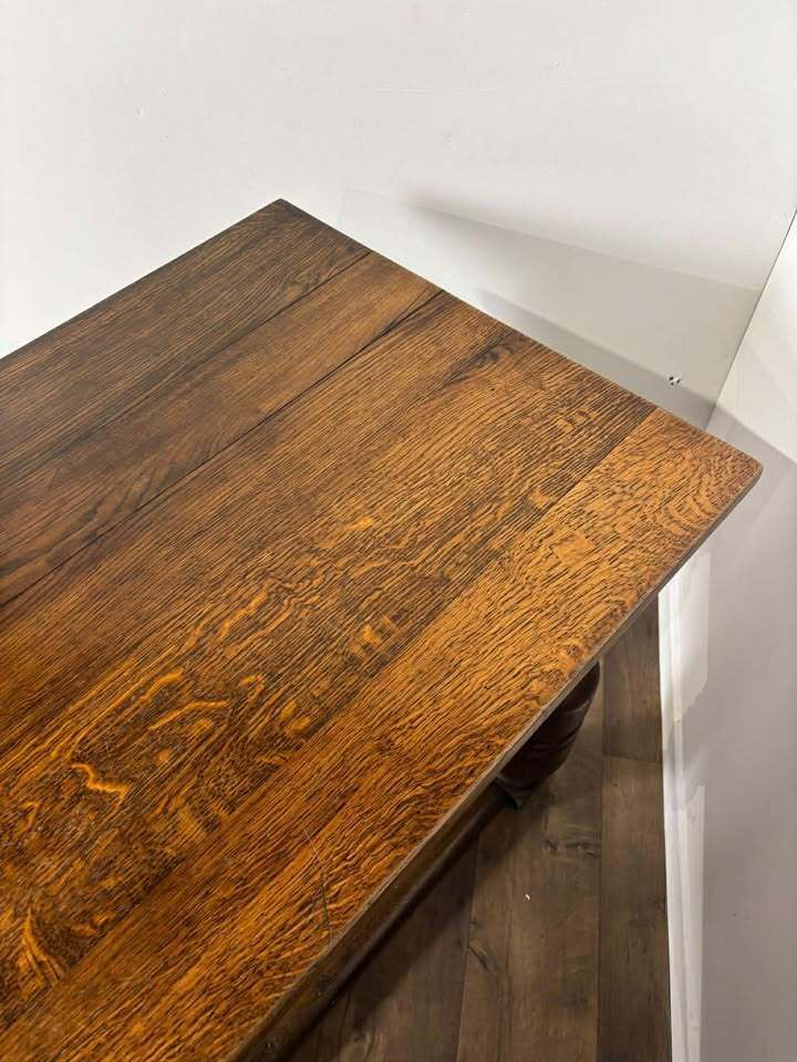 Antique Oak Refectory Table photo for sale
