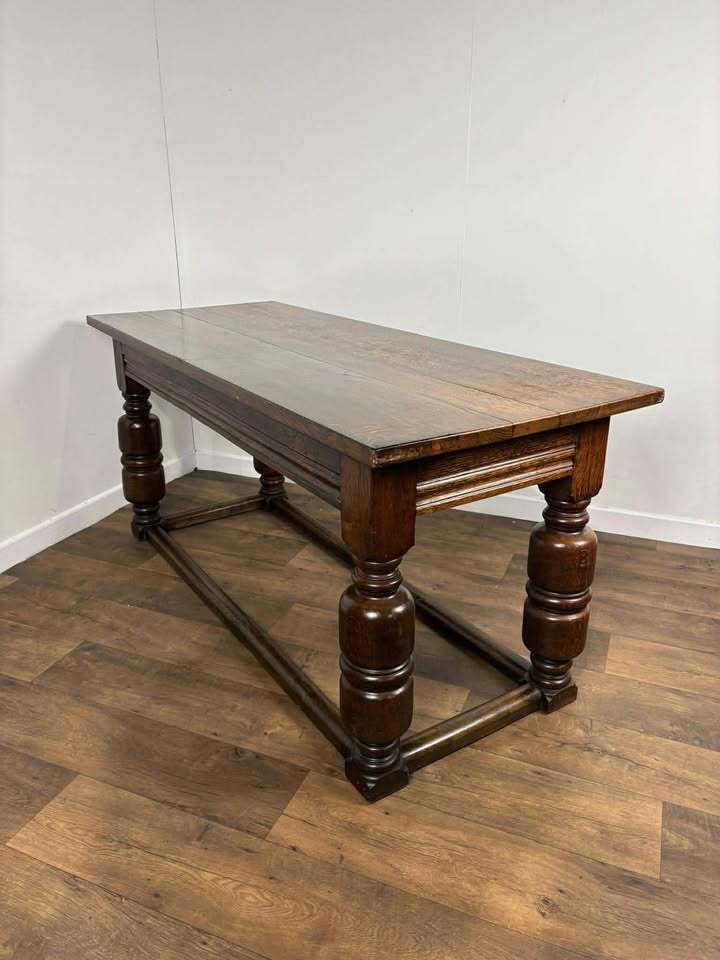Antique Oak Refectory Table